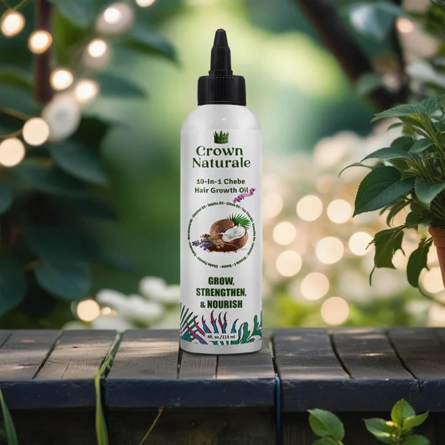 [natural care growth oil ] - [Rukia hair care]