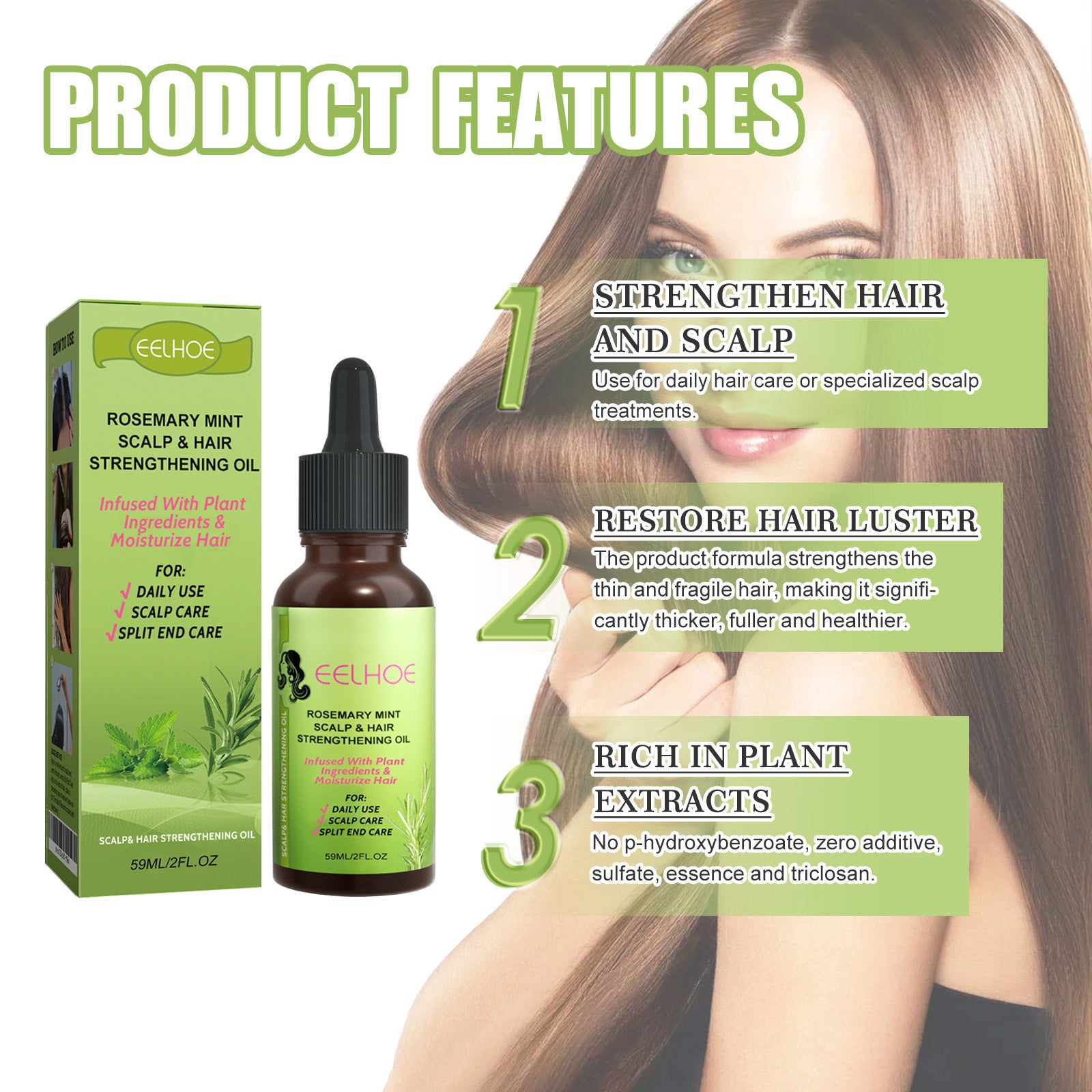[natural care growth oil ] - [Rukia hair care]