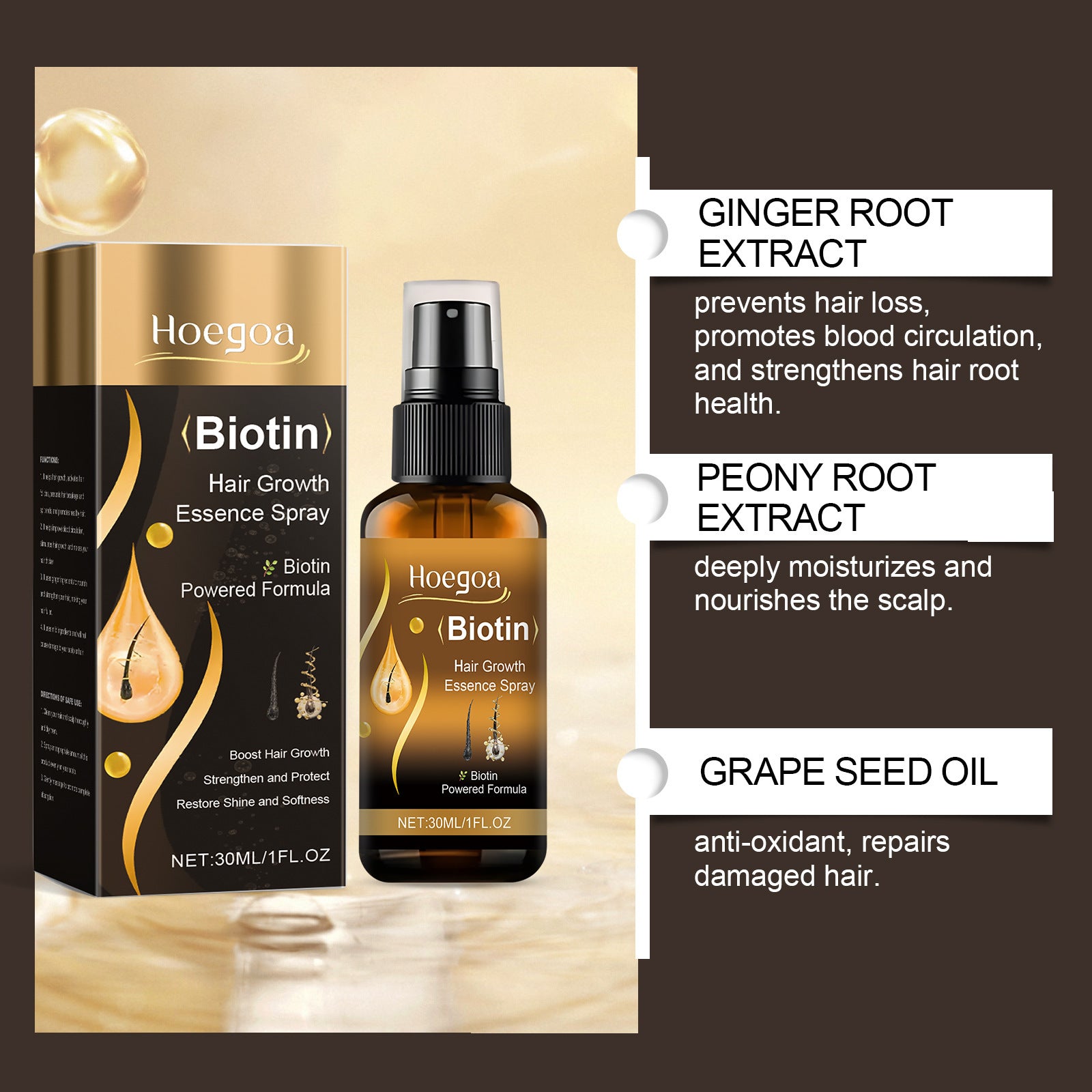 [natural care growth oil ] - [Rukia hair care]