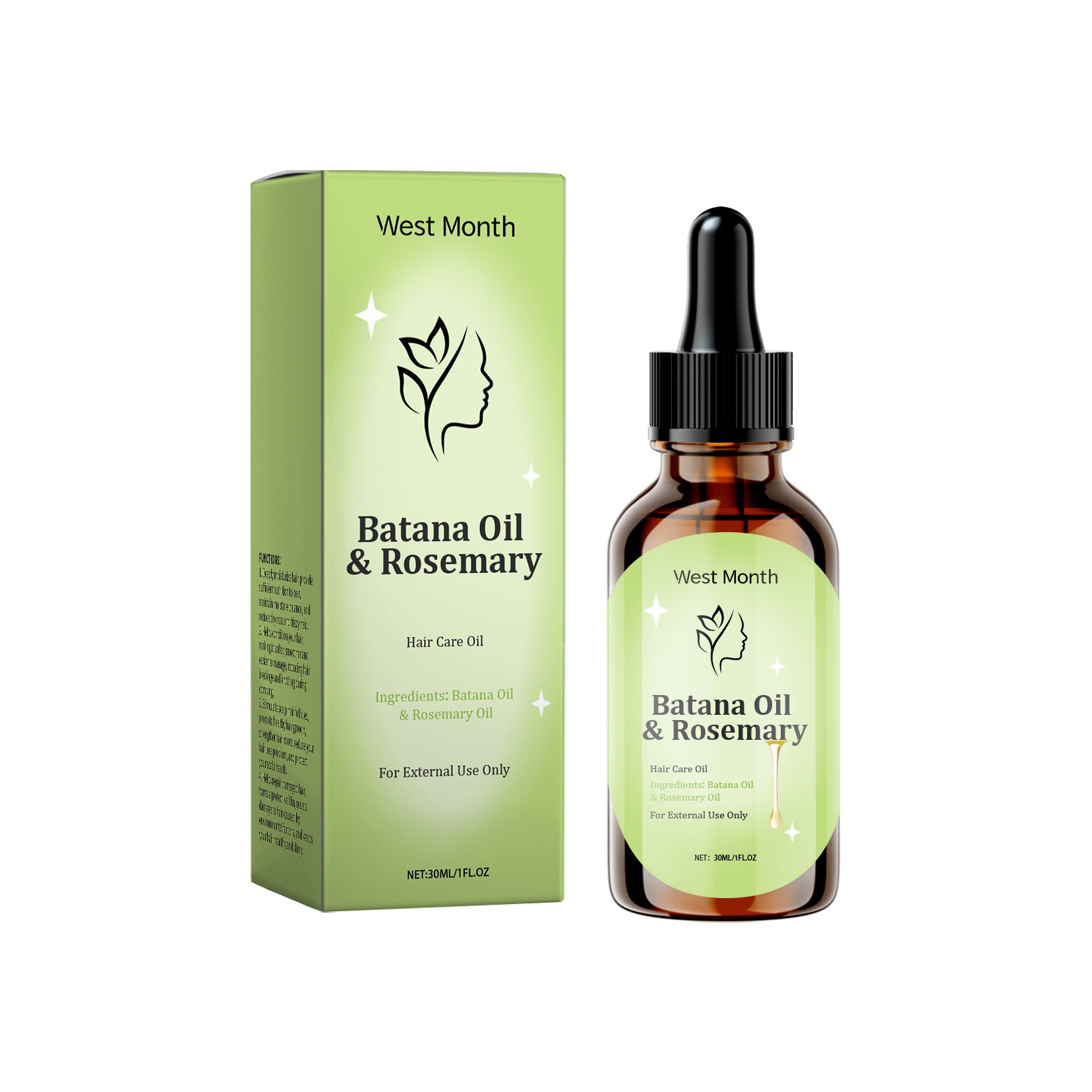 [natural care growth oil ] - [Rukia hair care]