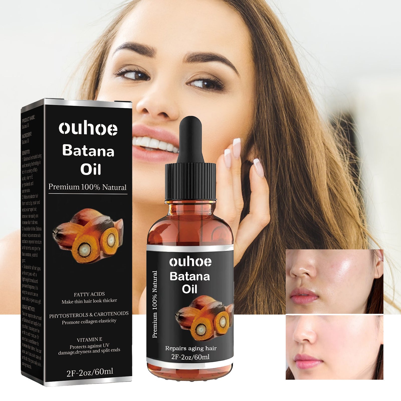 [natural care growth oil ] - [Rukia hair care]