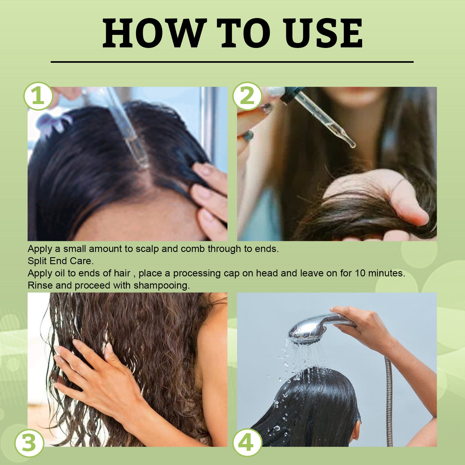 [natural care growth oil ] - [Rukia hair care]