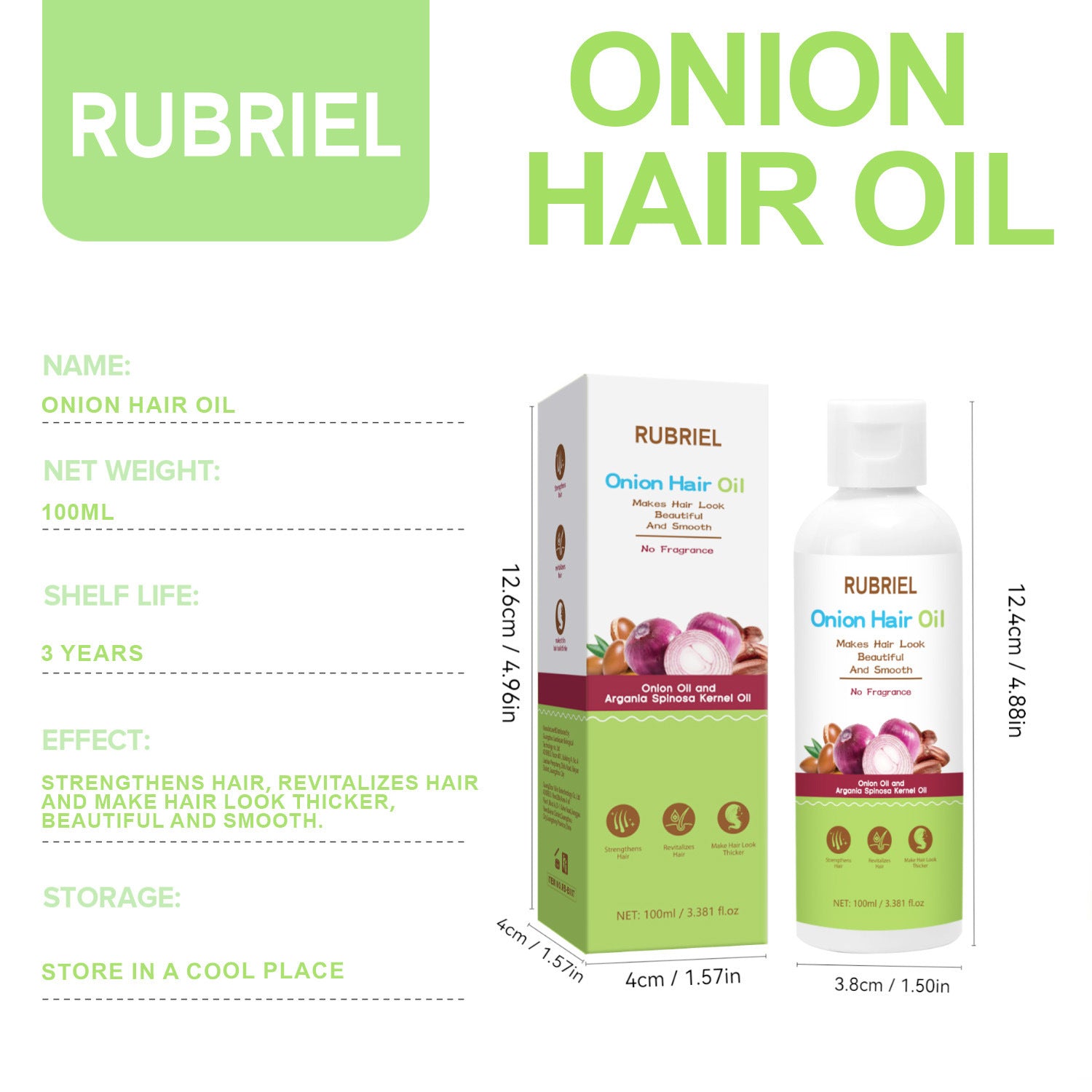[natural care growth oil ] - [Rukia hair care]