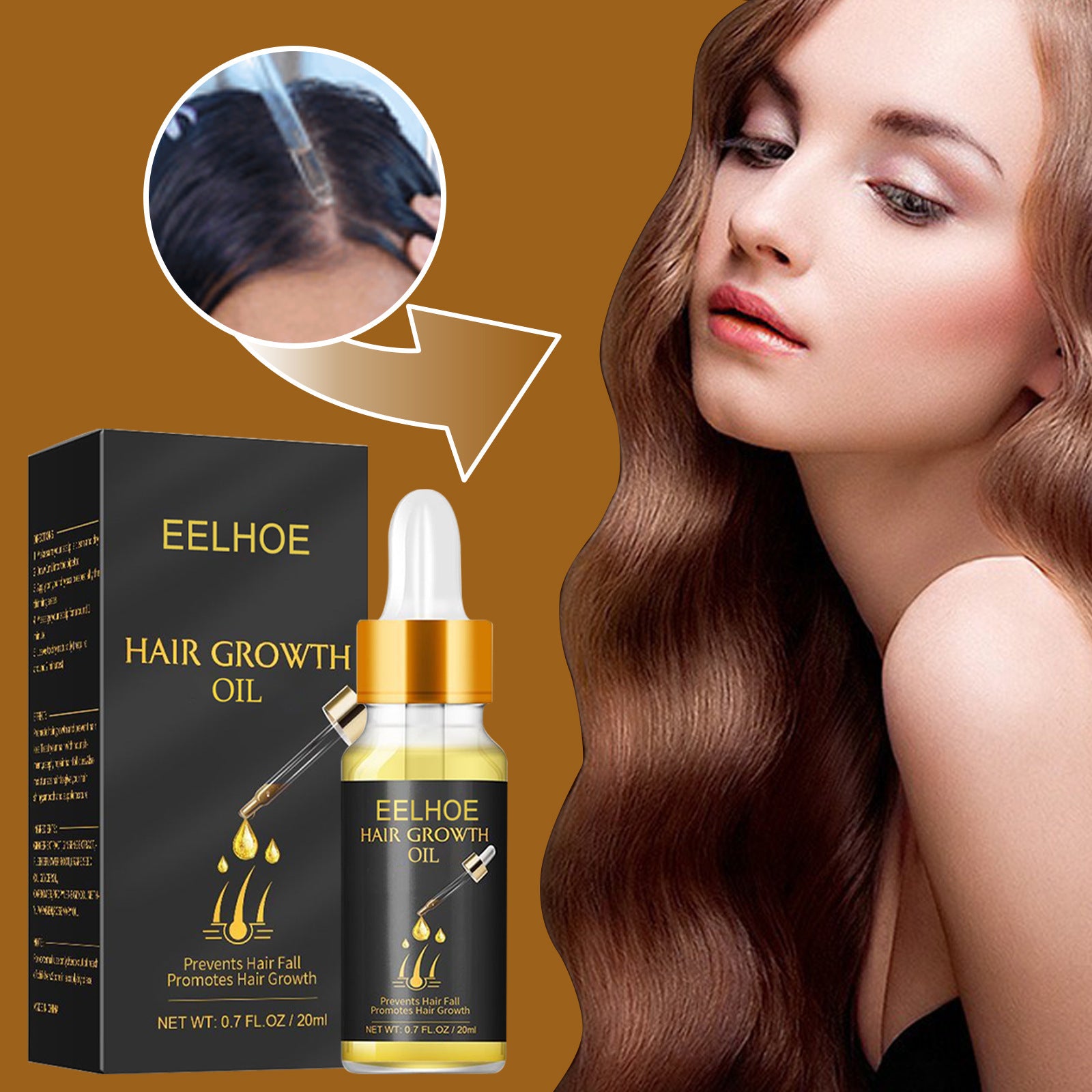 [natural care growth oil ] - [Rukia hair care]
