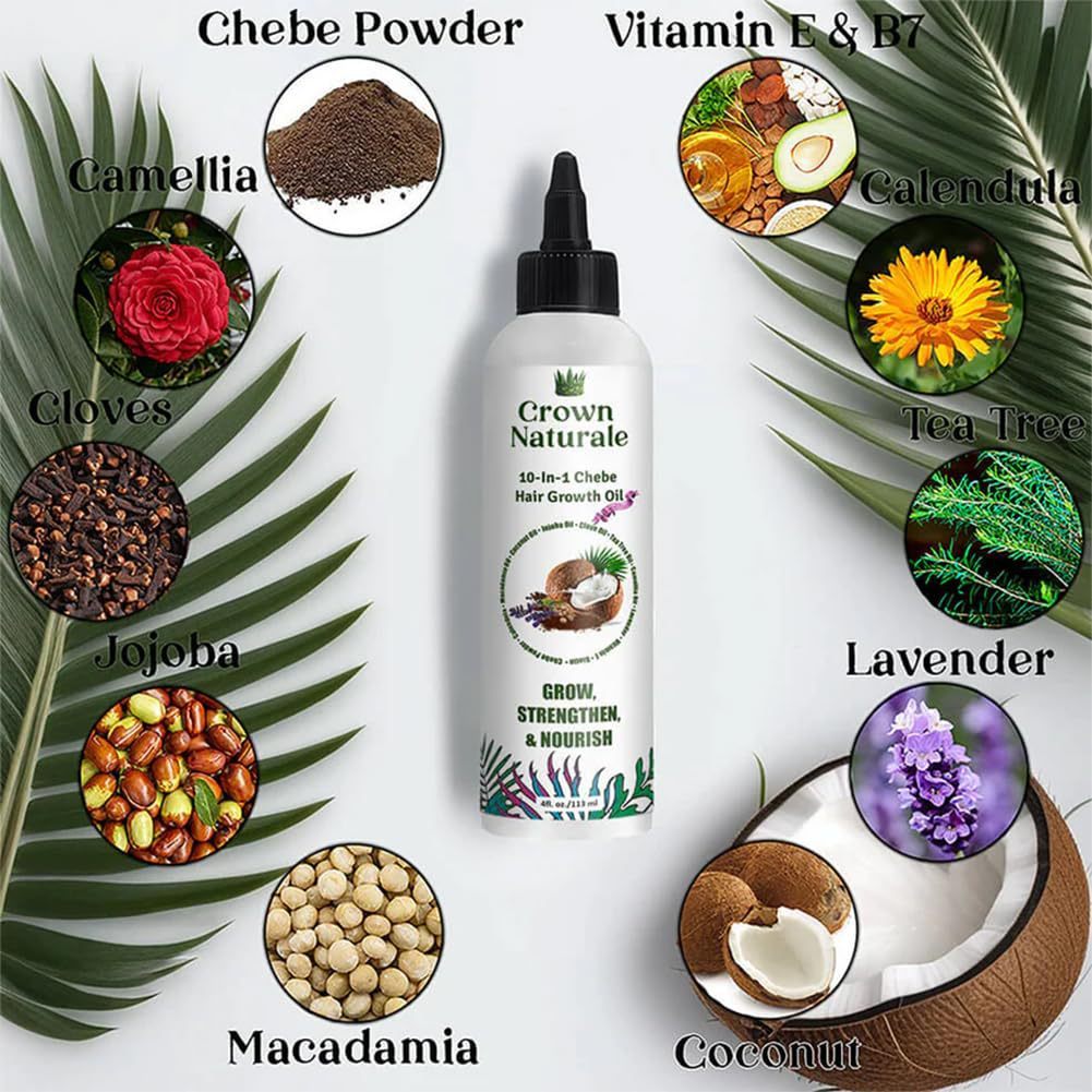 [natural care growth oil ] - [Rukia hair care]