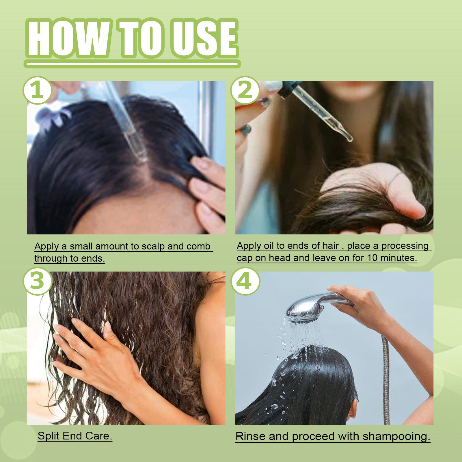 [natural care growth oil ] - [Rukia hair care]