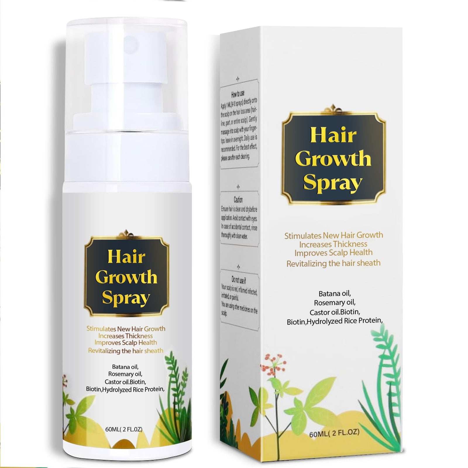 [natural care growth oil ] - [Rukia hair care]