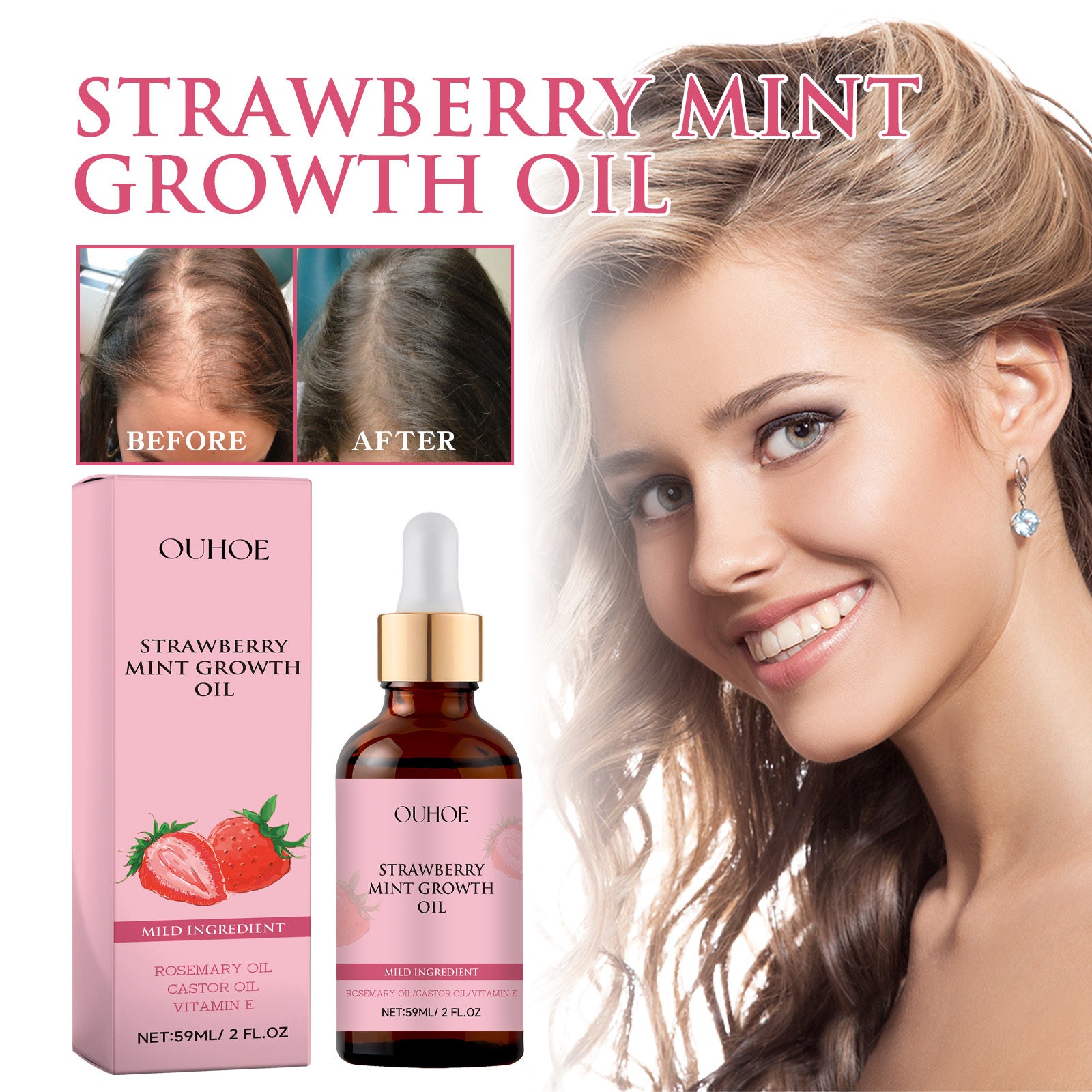 [natural care growth oil ] - [Rukia hair care]