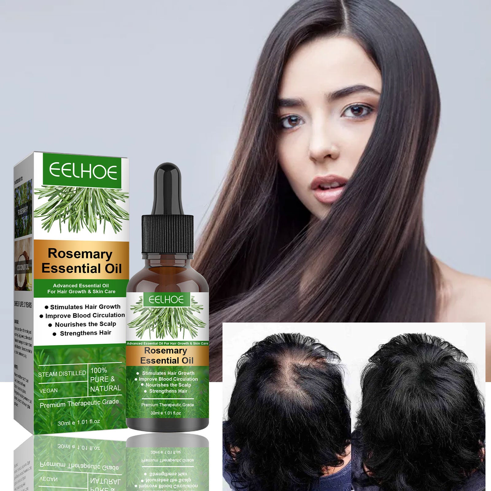 [natural care growth oil ] - [Rukia hair care]