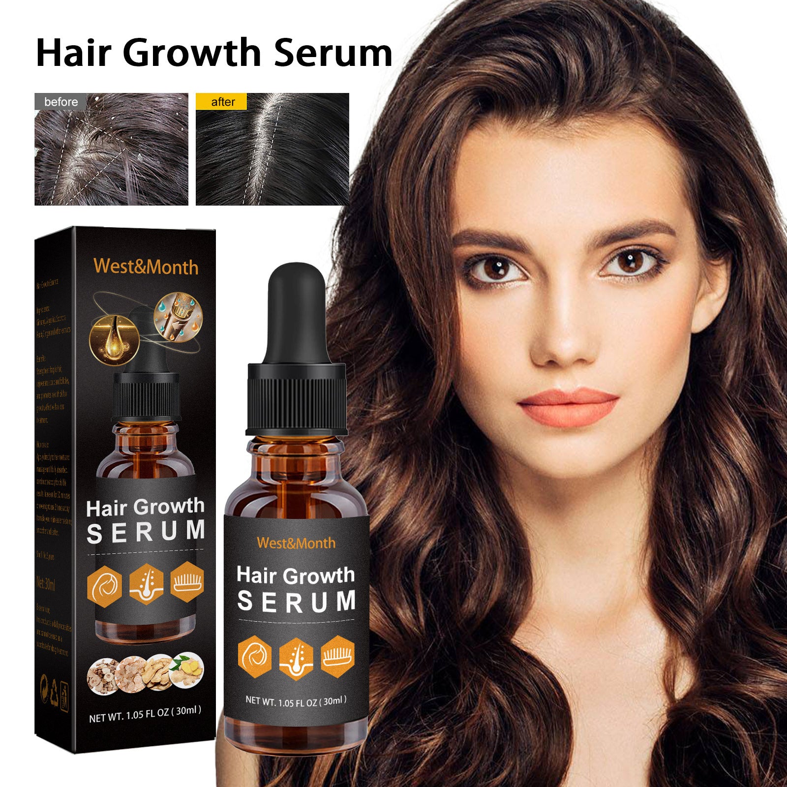 [natural care growth oil ] - [Rukia hair care]
