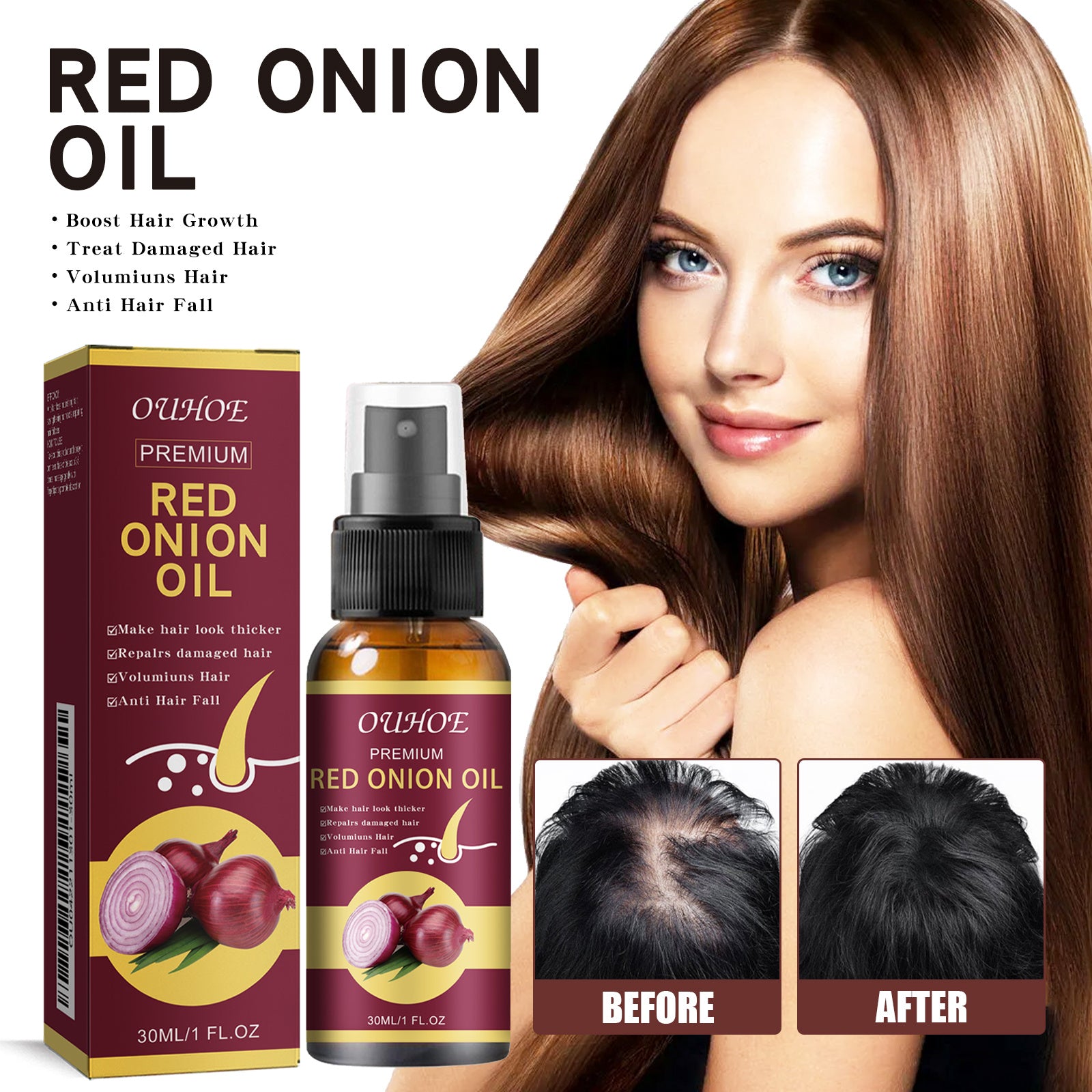 [natural care growth oil ] - [Rukia hair care]