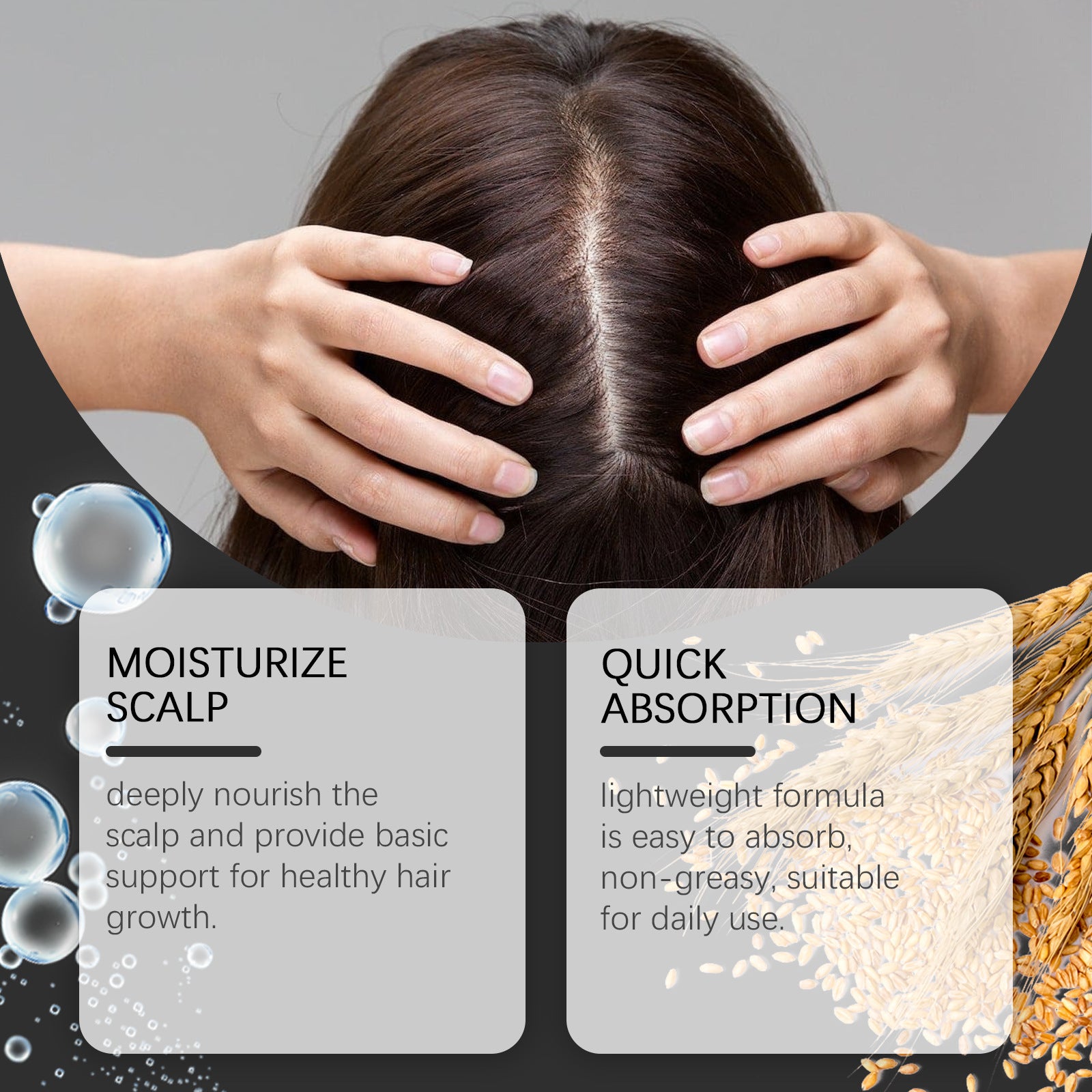 [natural care growth oil ] - [Rukia hair care]