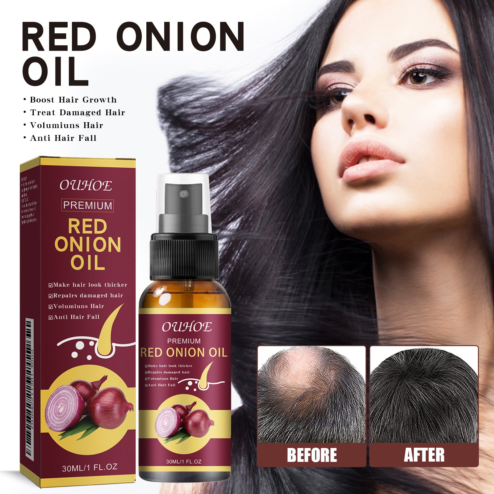 [natural care growth oil ] - [Rukia hair care]