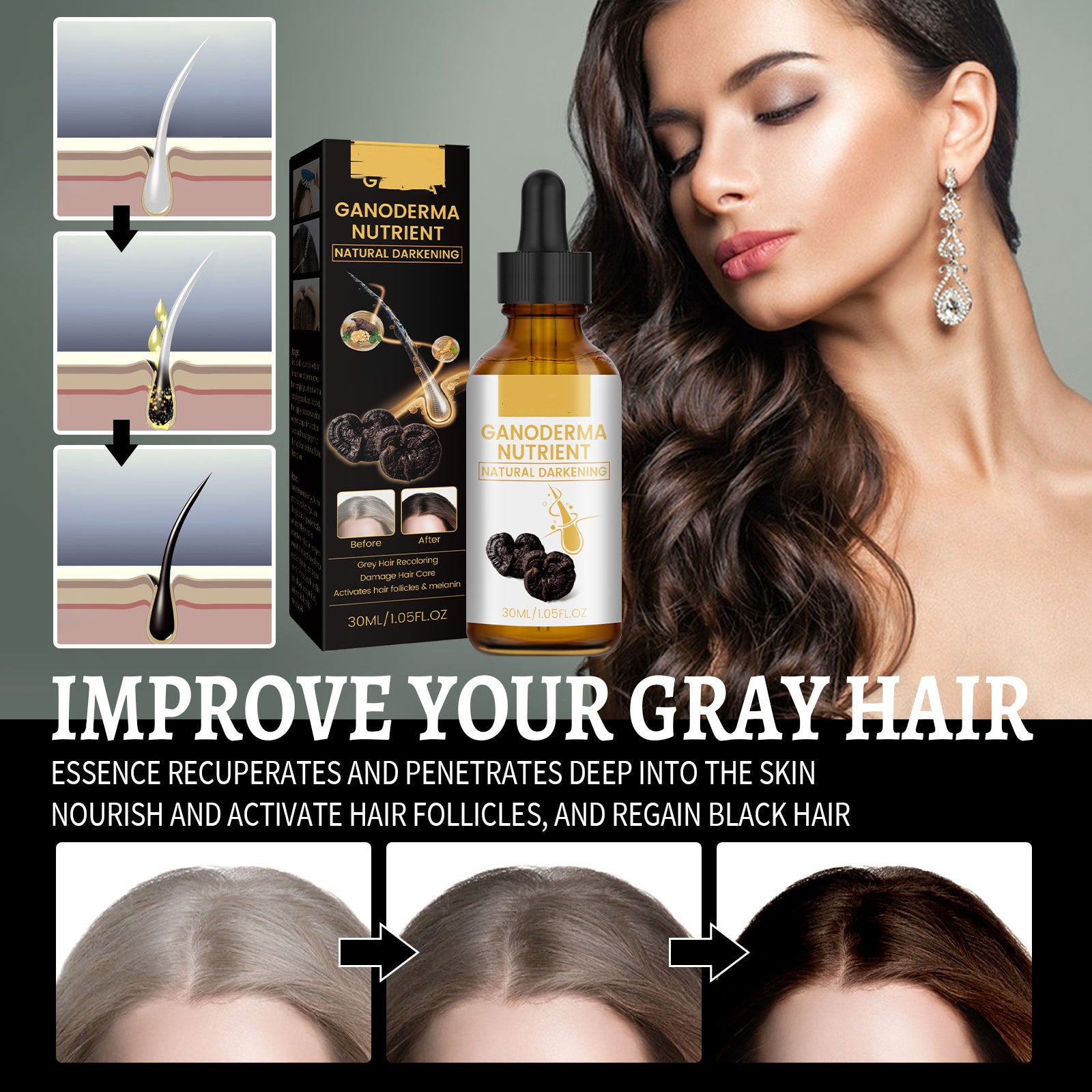 [natural care growth oil ] - [Rukia hair care]