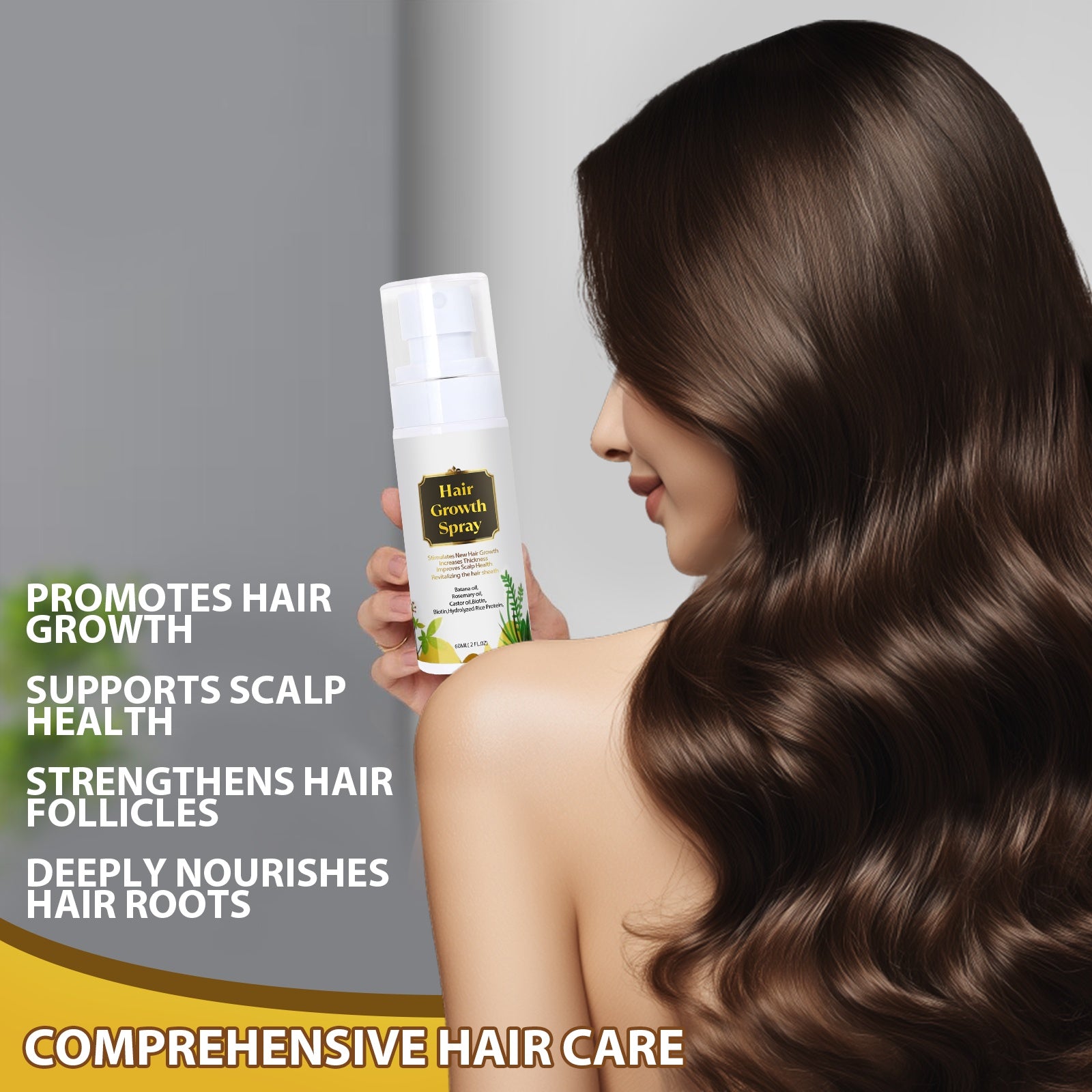 [natural care growth oil ] - [Rukia hair care]