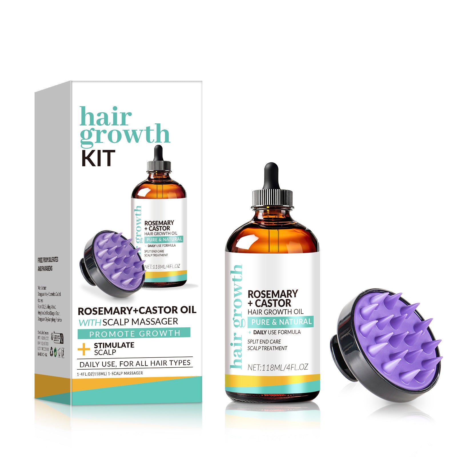 [natural care growth oil ] - [Rukia hair care]