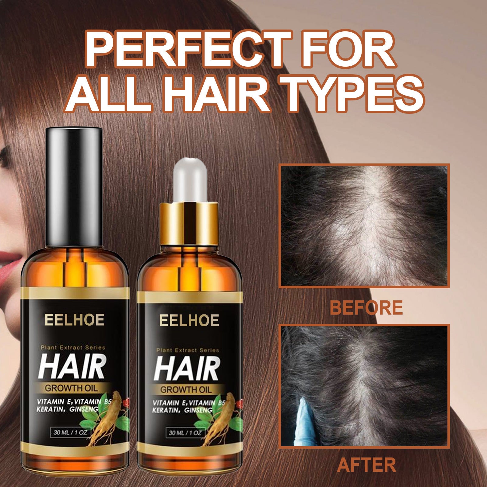 [natural care growth oil ] - [Rukia hair care]