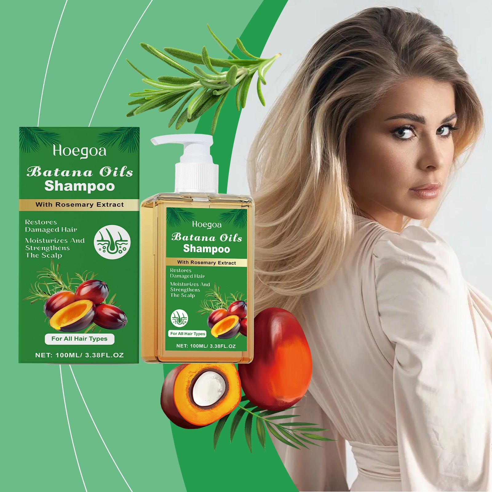 [natural care growth oil ] - [Rukia hair care]