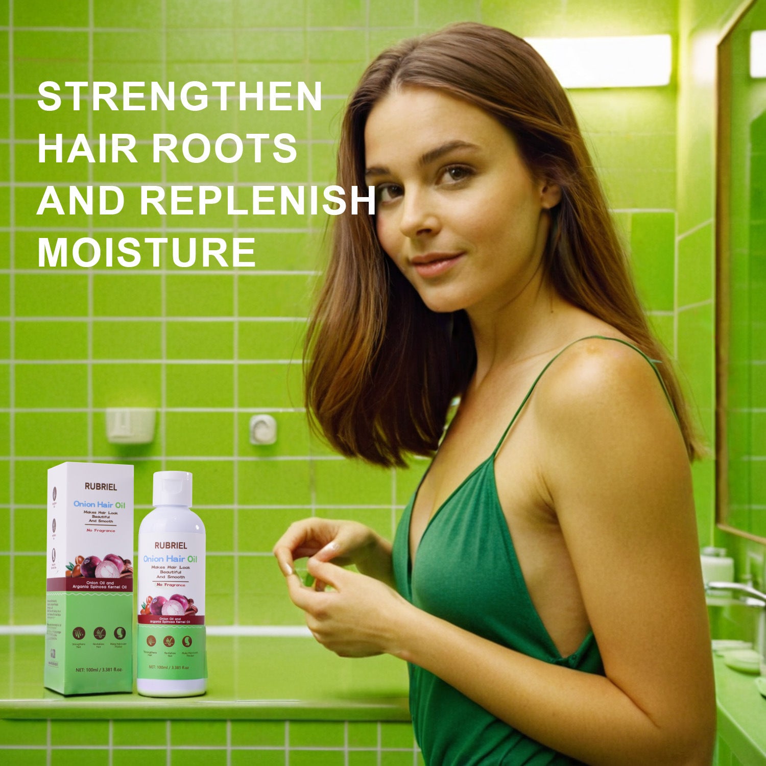 [natural care growth oil ] - [Rukia hair care]
