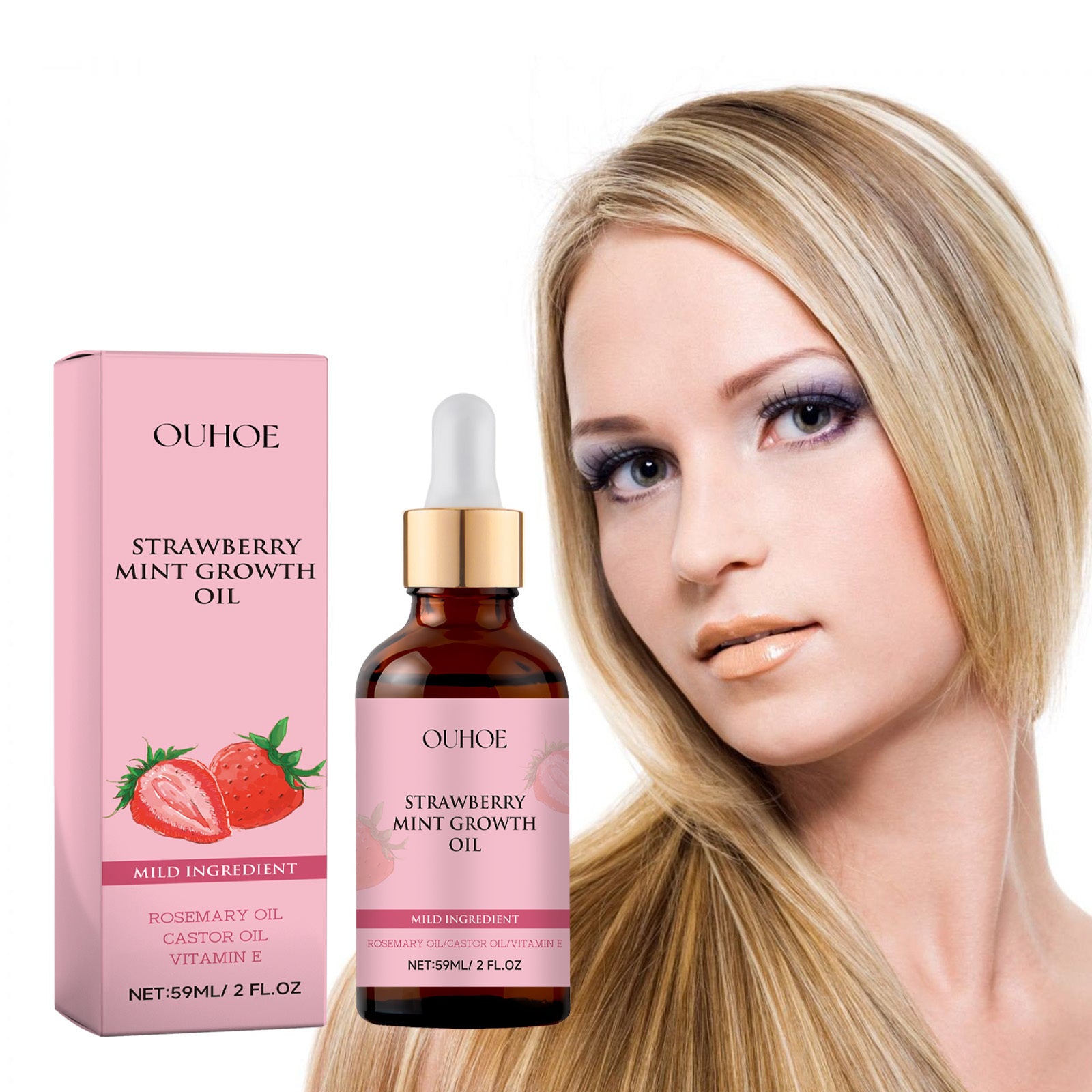 [natural care growth oil ] - [Rukia hair care]
