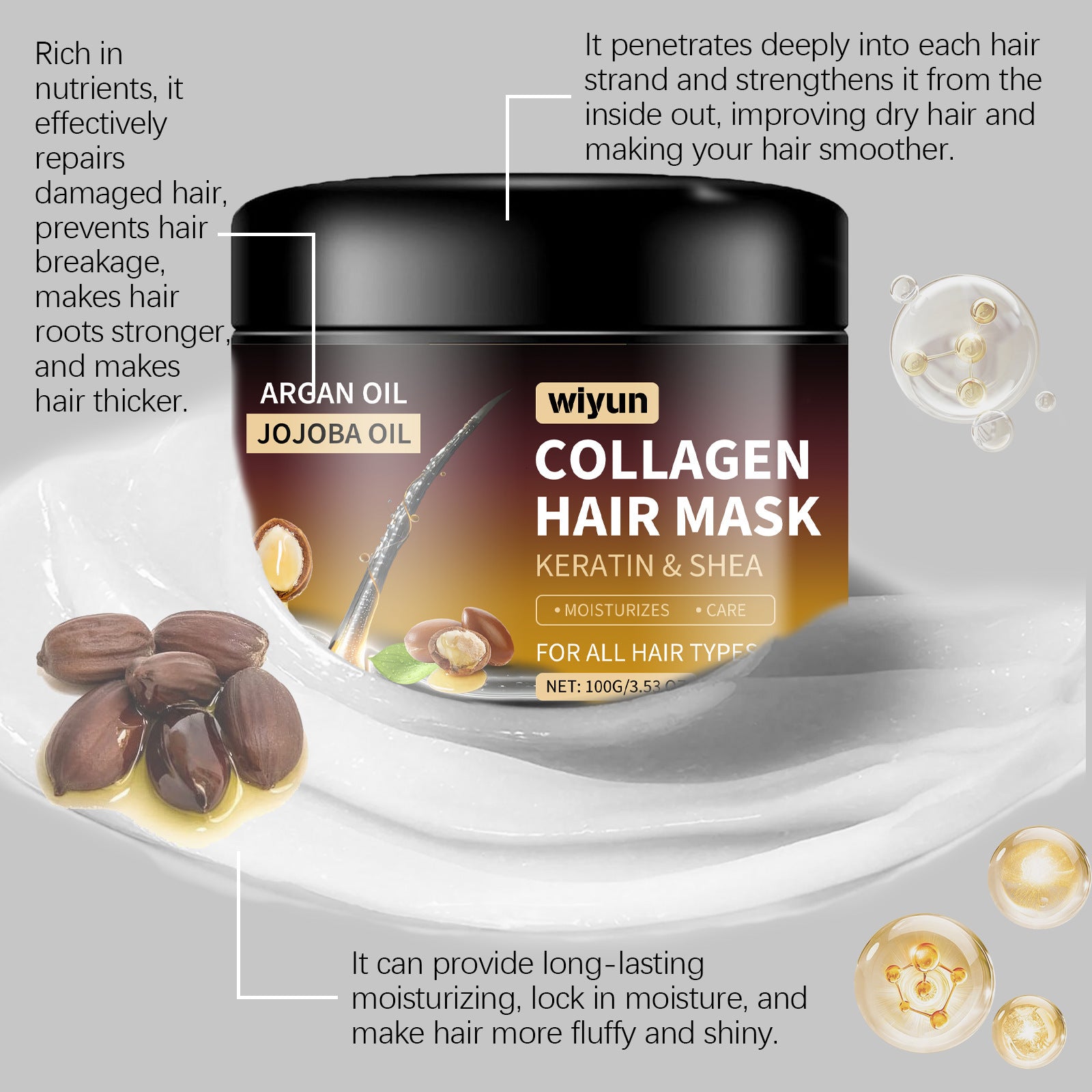 [natural care growth oil ] - [Rukia hair care]