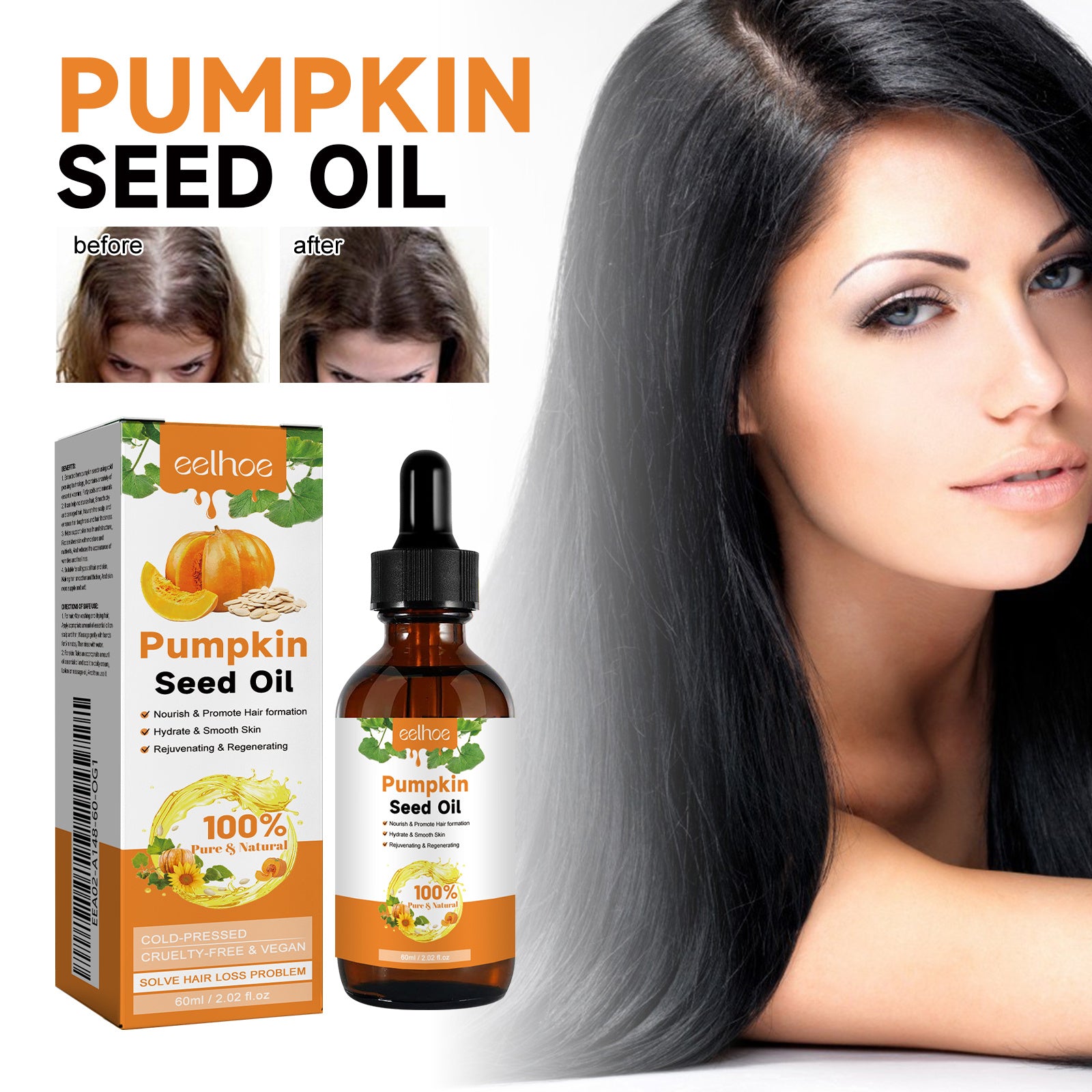 [natural care growth oil ] - [Rukia hair care]
