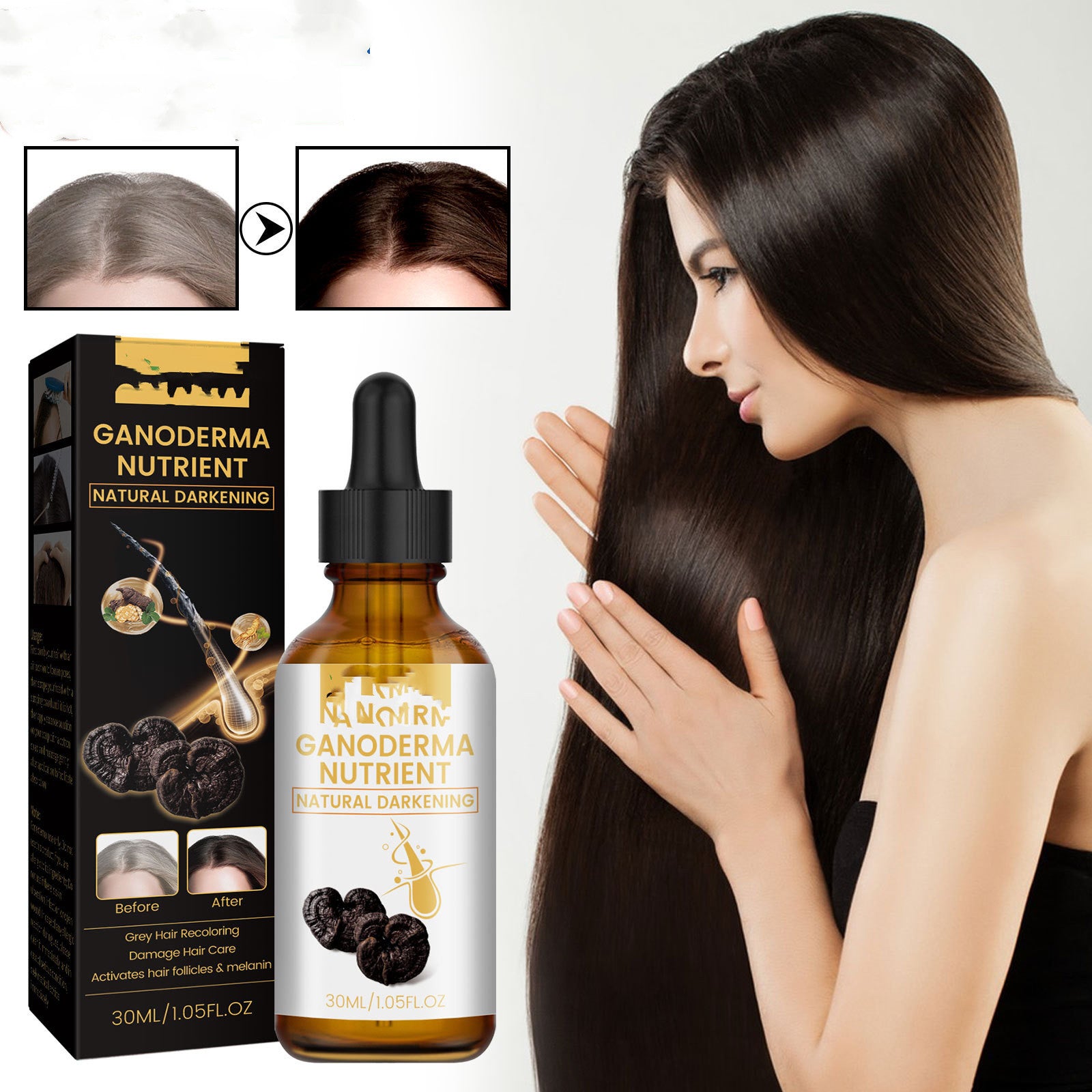 [natural care growth oil ] - [Rukia hair care]