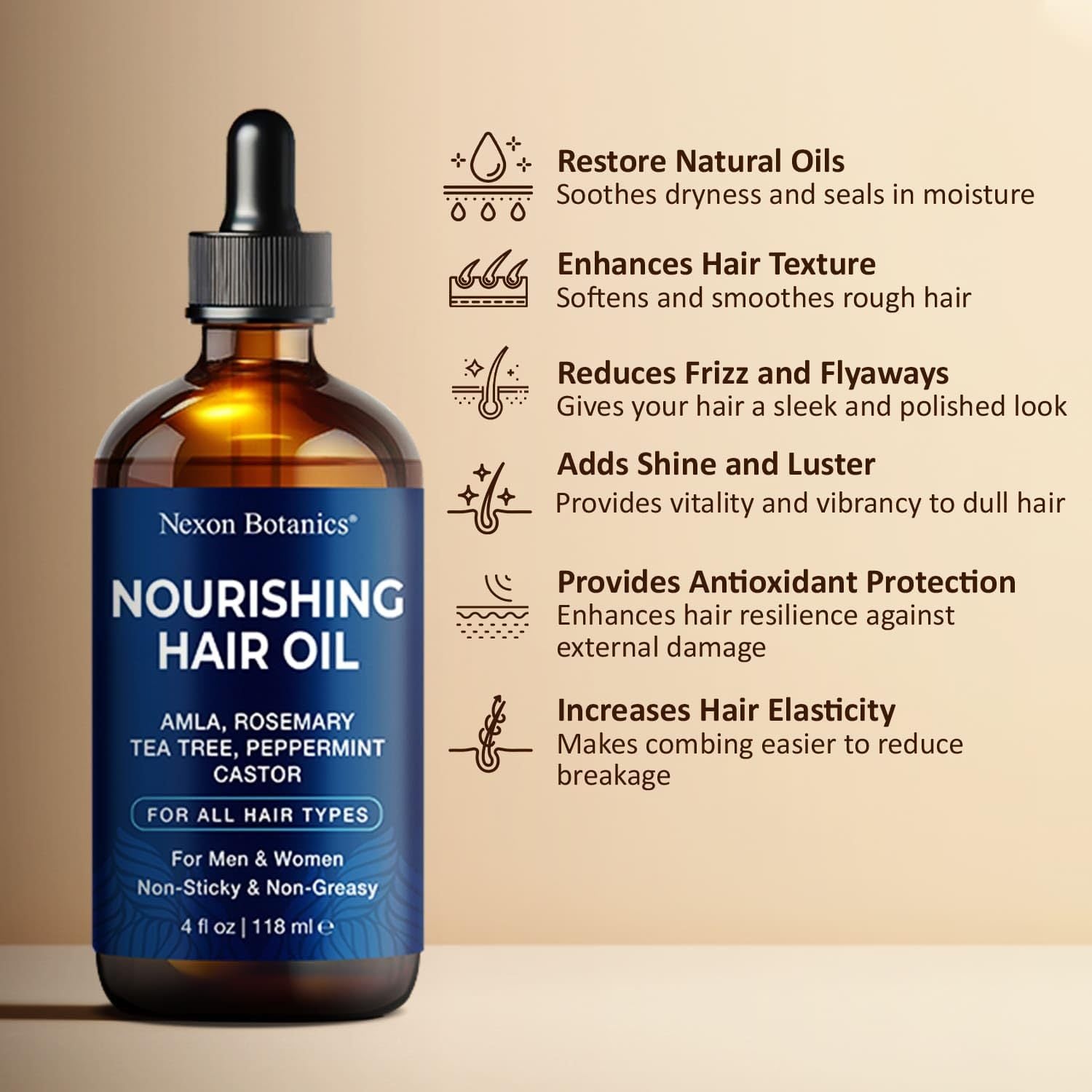 [natural care growth oil ] - [Rukia hair care]