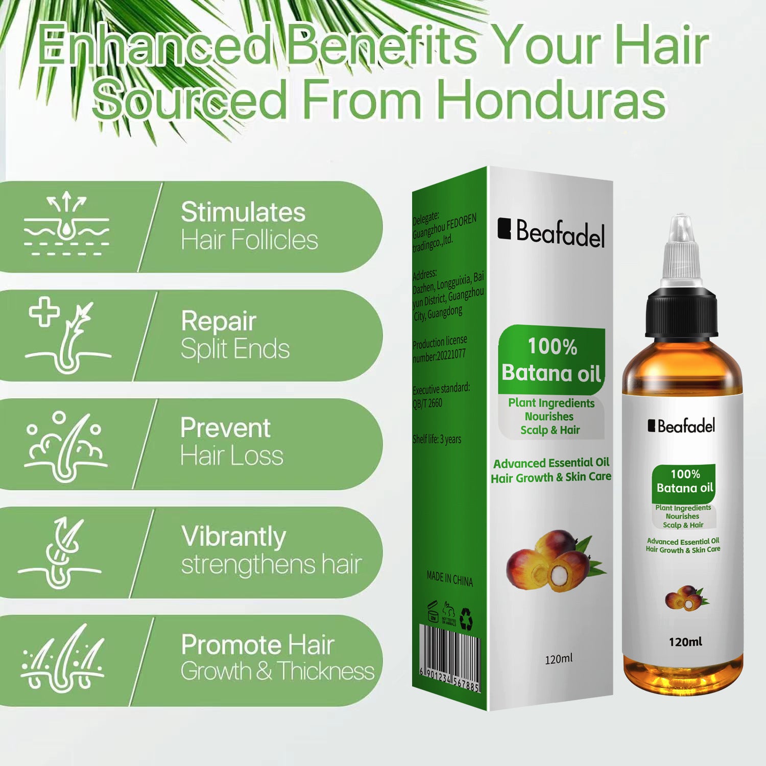 [natural care growth oil ] - [Rukia hair care]