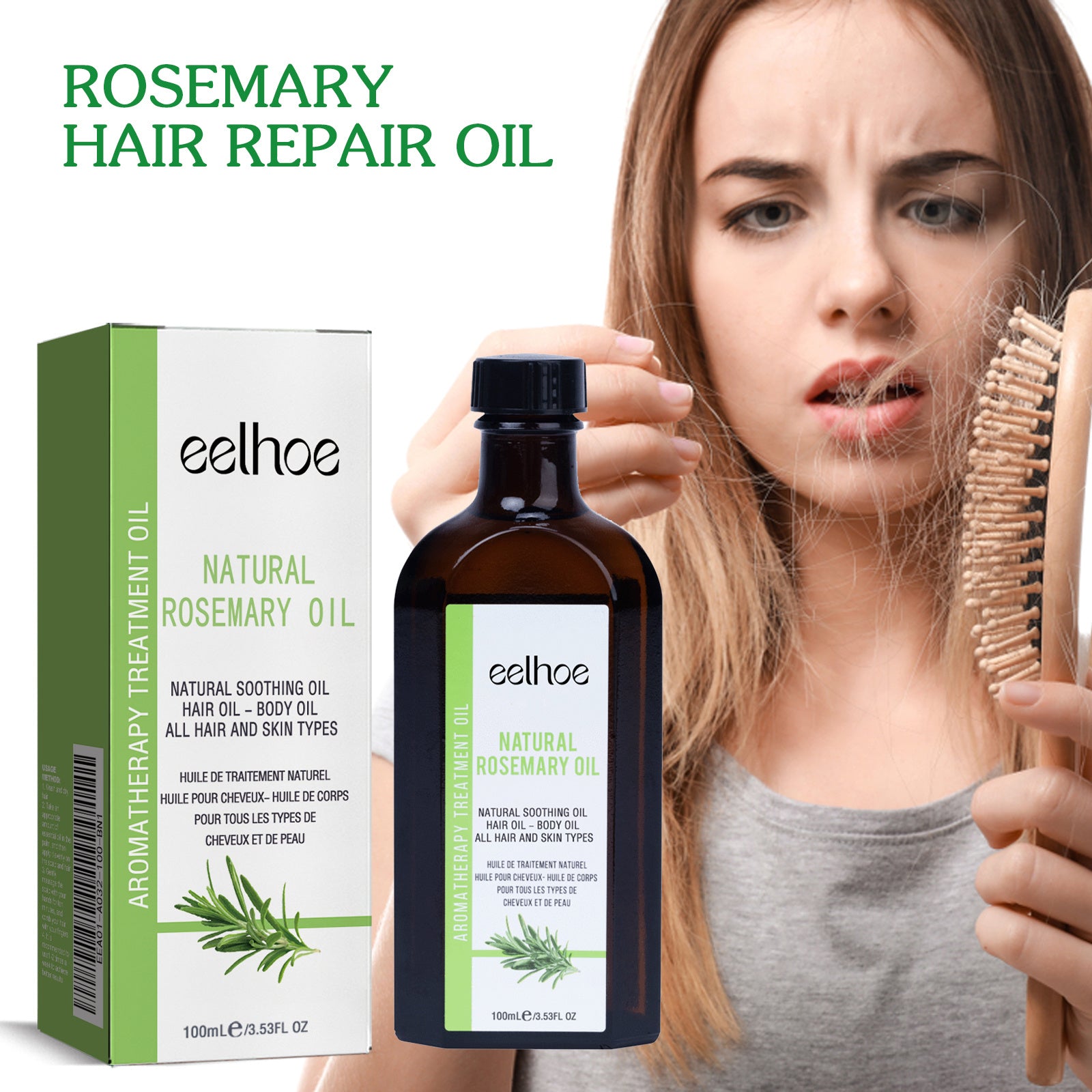 [natural care growth oil ] - [Rukia hair care]