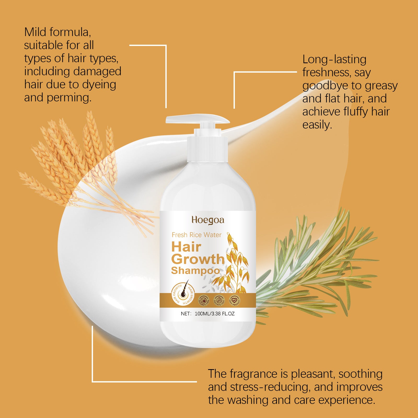 [natural care growth oil ] - [Rukia hair care]