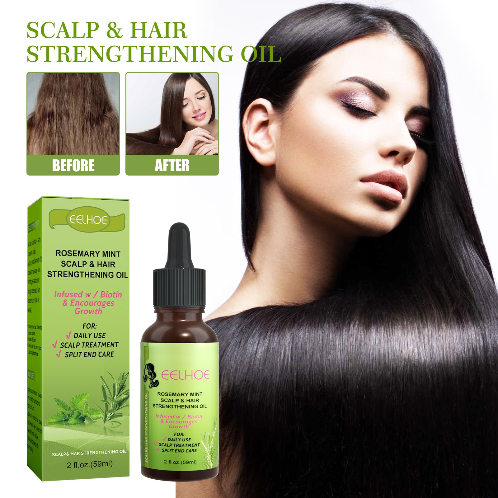 [natural care growth oil ] - [Rukia hair care]