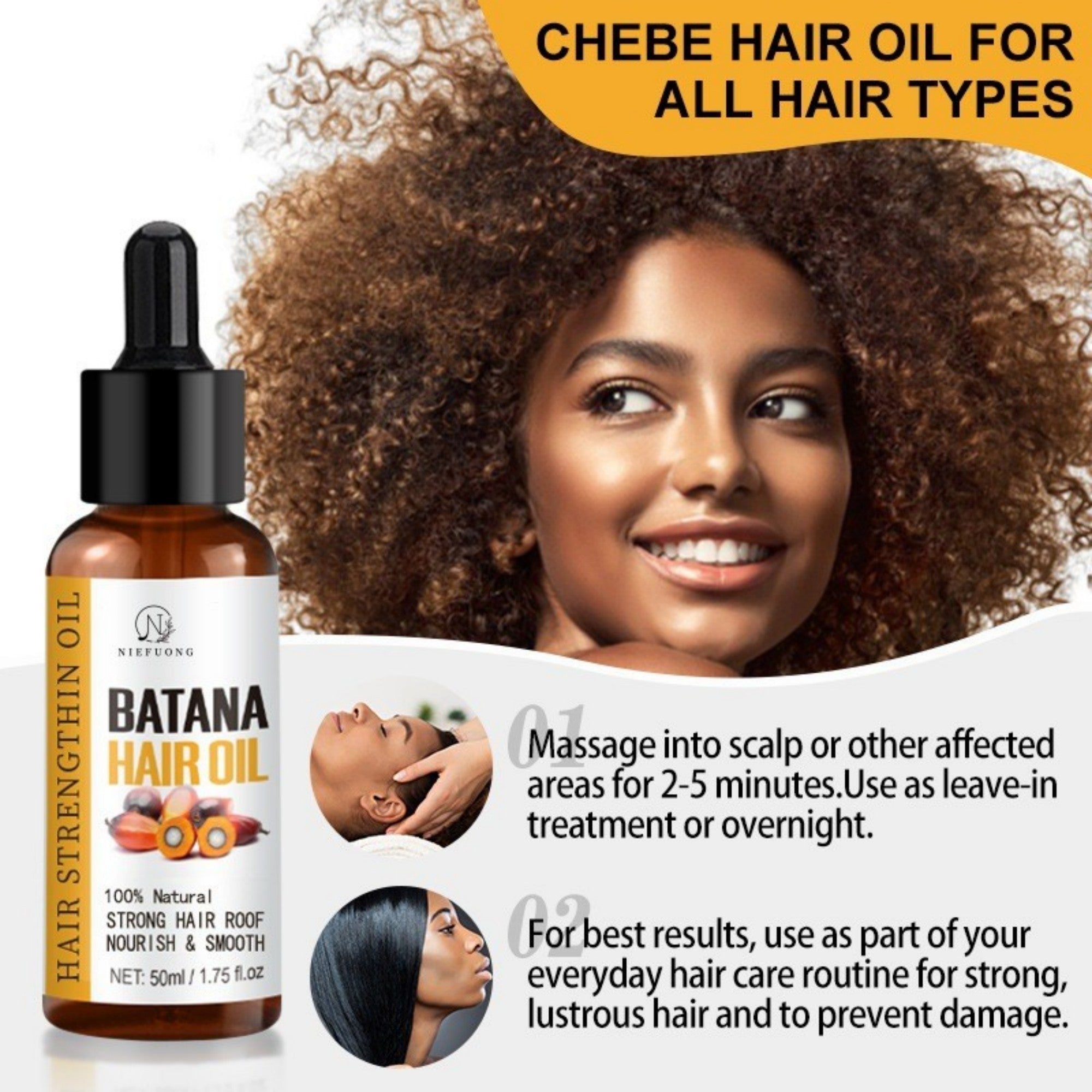 [natural care growth oil ] - [Rukia hair care]