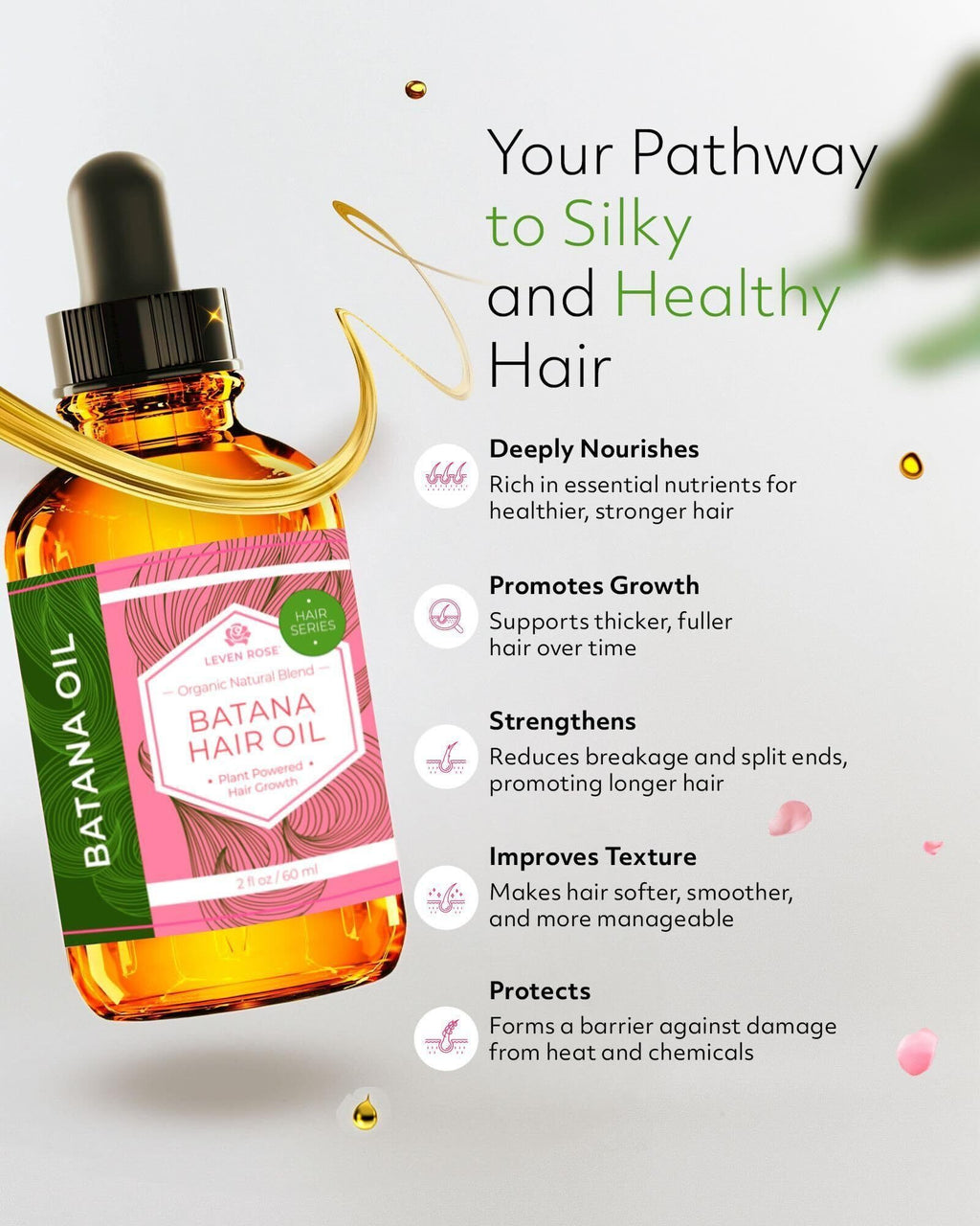 [natural care growth oil ] - [Rukia hair care]