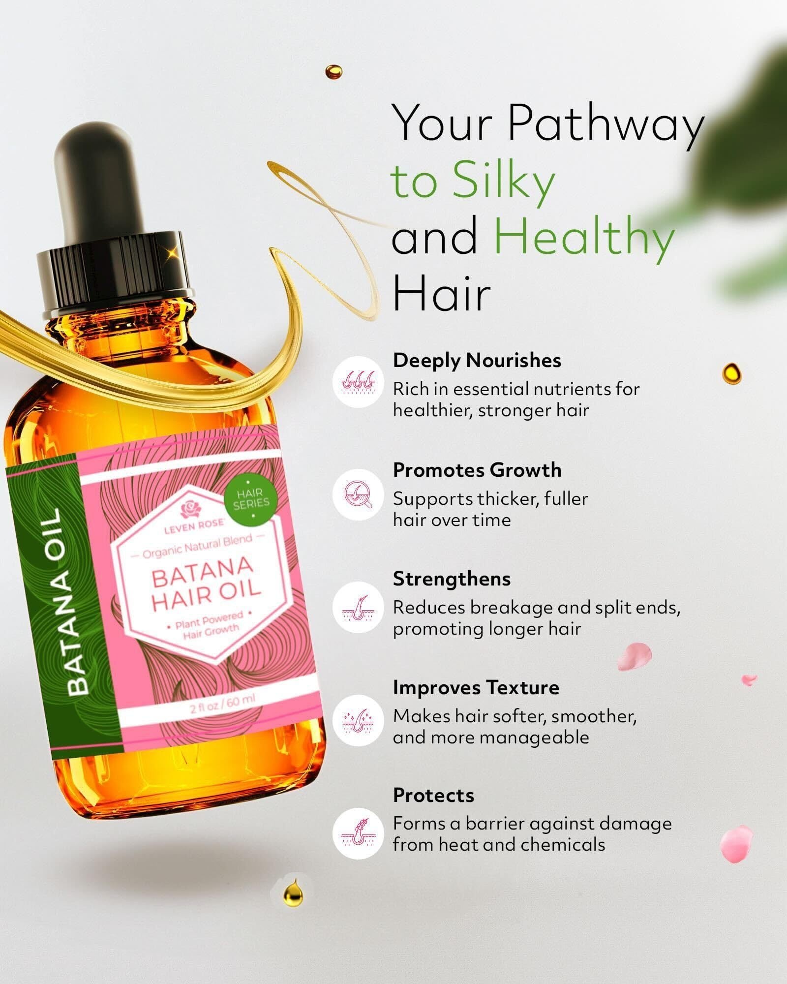 [natural care growth oil ] - [Rukia hair care]