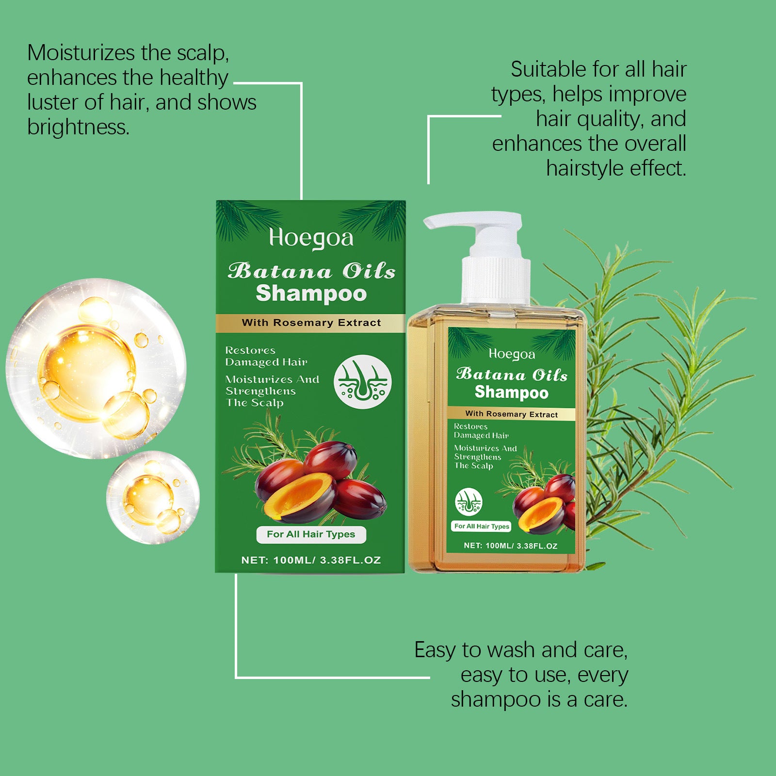 [natural care growth oil ] - [Rukia hair care]