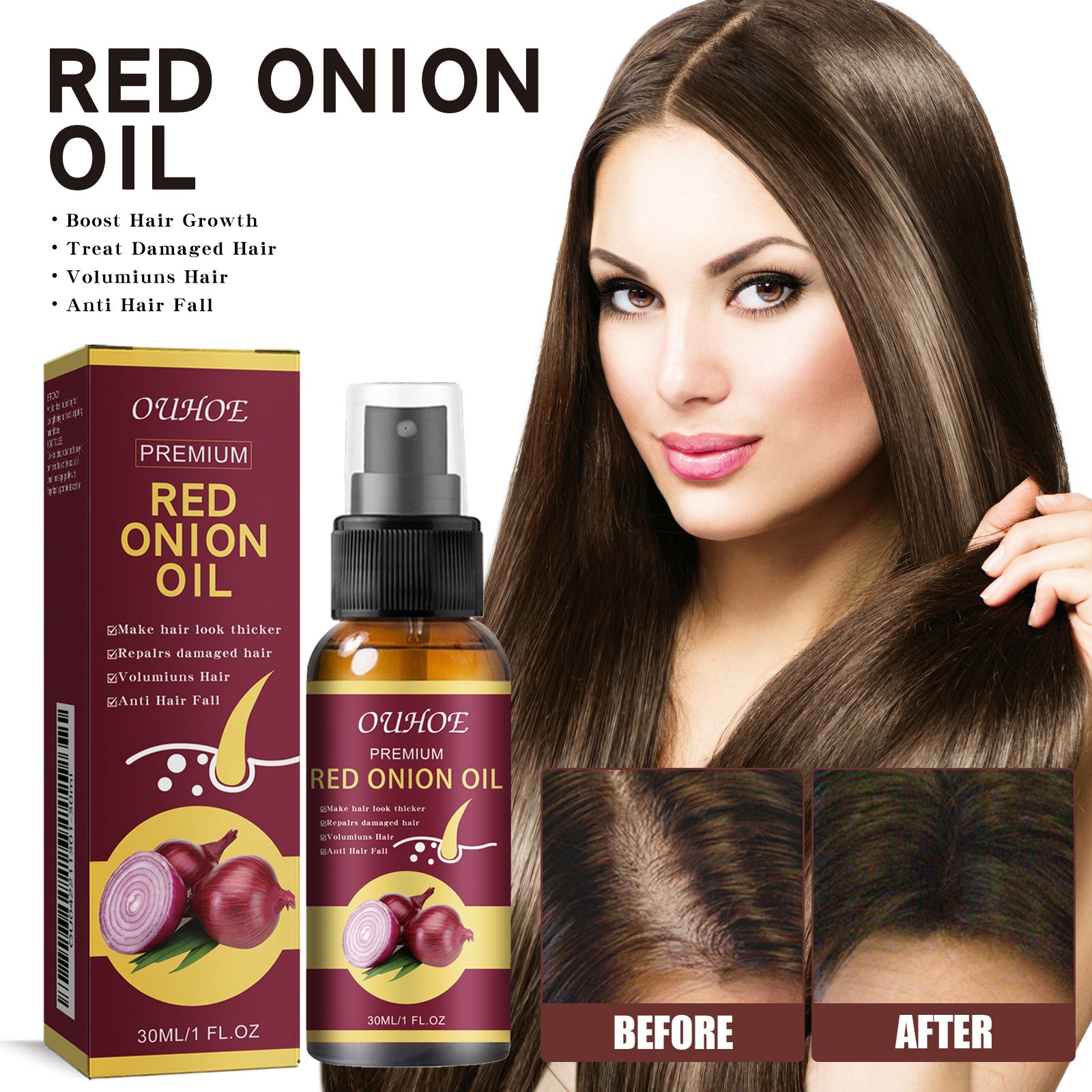 [natural care growth oil ] - [Rukia hair care]