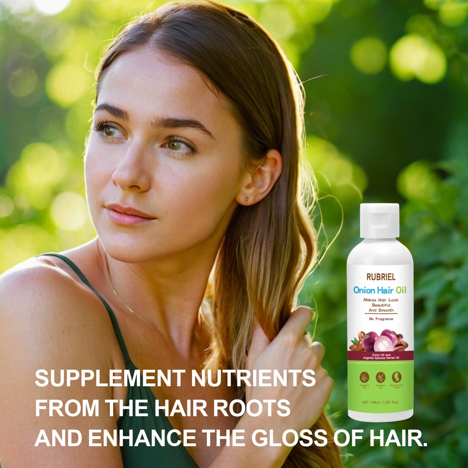 [natural care growth oil ] - [Rukia hair care]