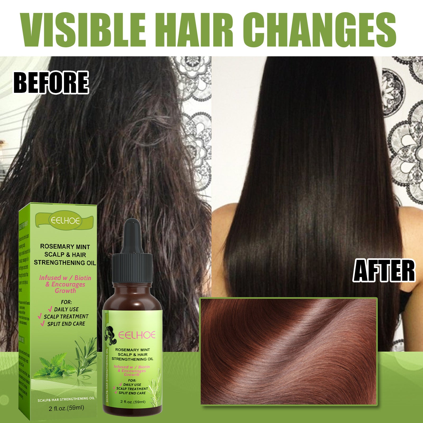 [natural care growth oil ] - [Rukia hair care]