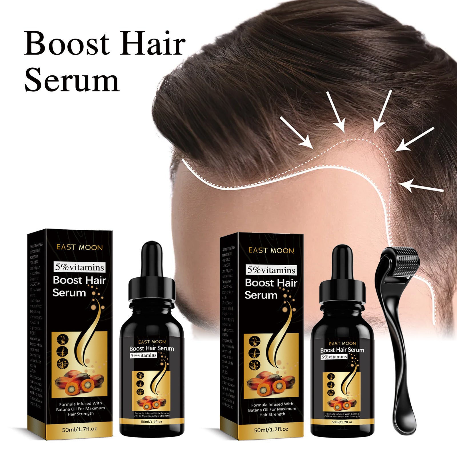 [natural care growth oil ] - [Rukia hair care]