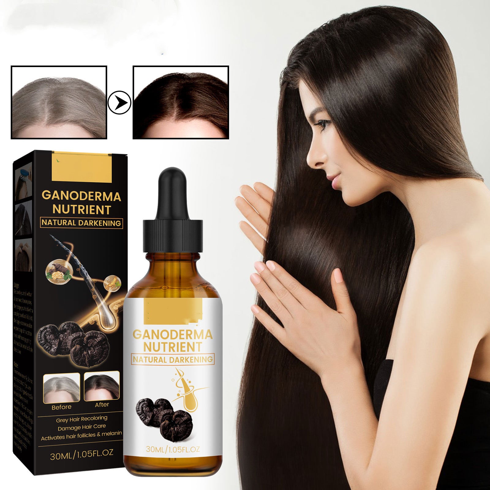 [natural care growth oil ] - [Rukia hair care]