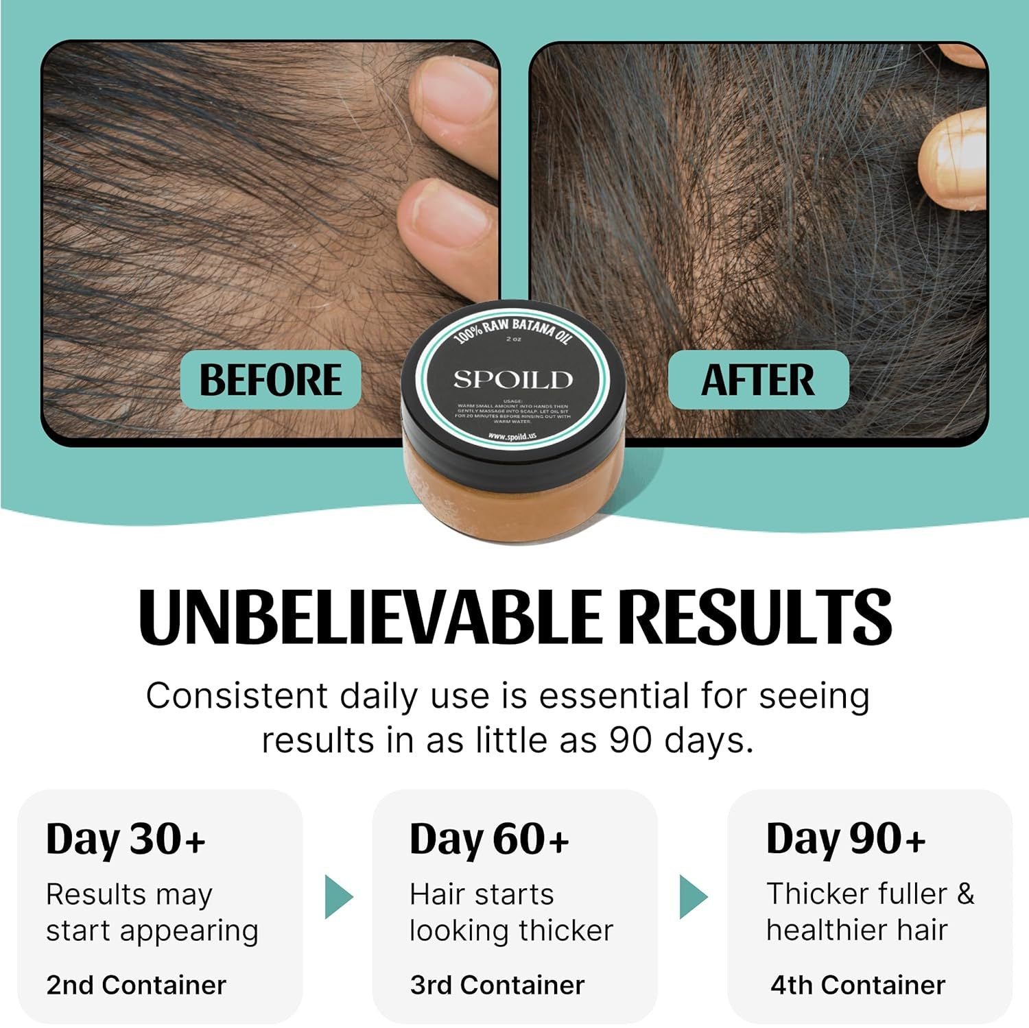 [natural care growth oil ] - [Rukia hair care]