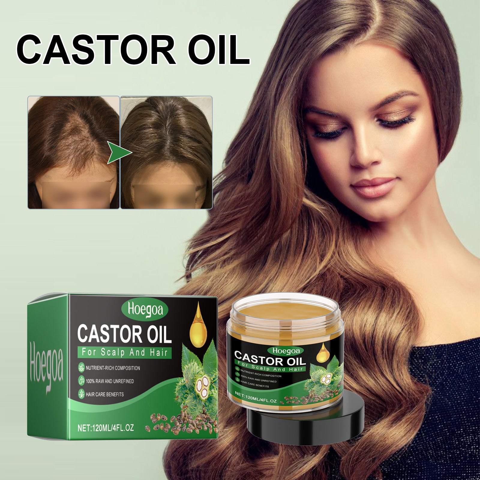 [natural care growth oil ] - [Rukia hair care]