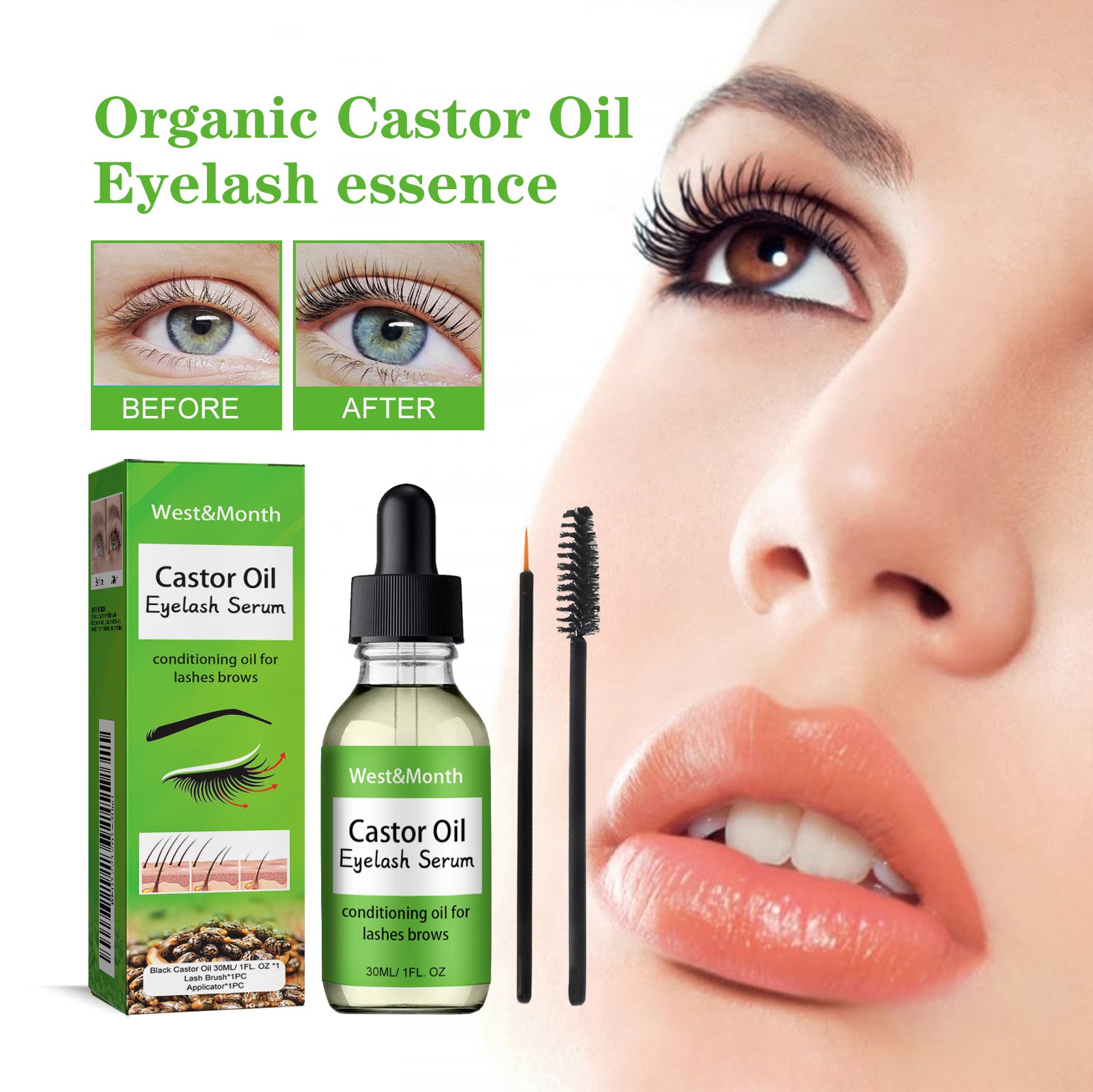 [natural care growth oil ] - [Rukia hair care]