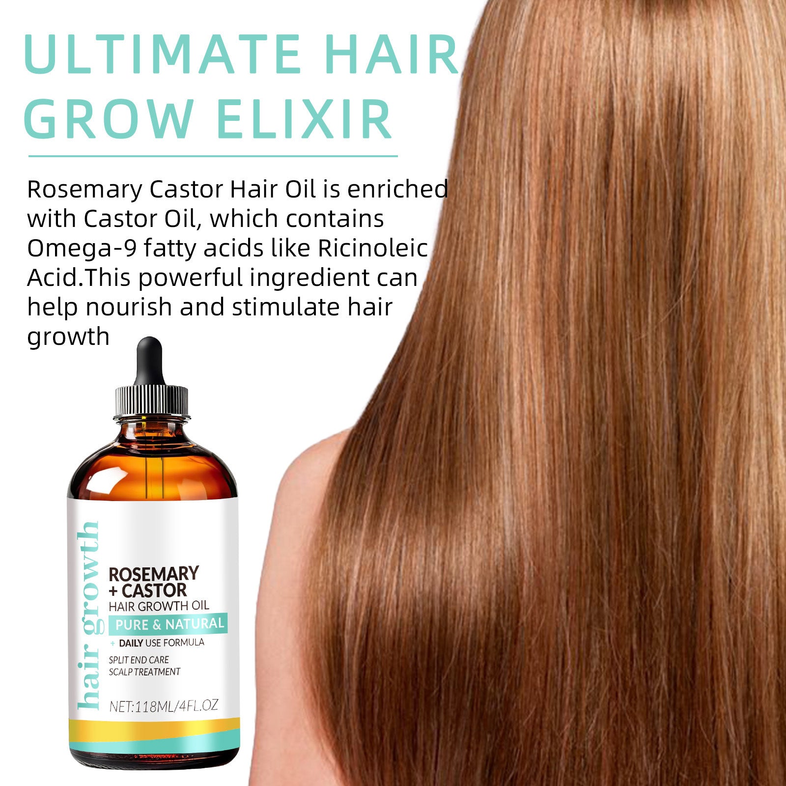 [natural care growth oil ] - [Rukia hair care]