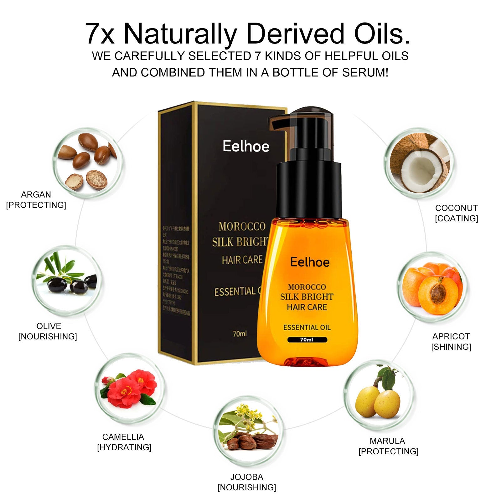 [natural care growth oil ] - [Rukia hair care]