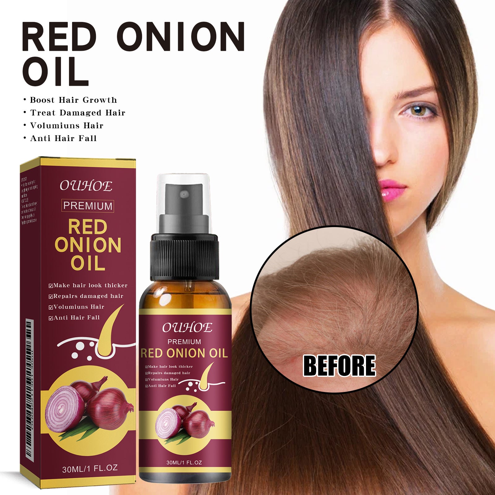 [natural care growth oil ] - [Rukia hair care]