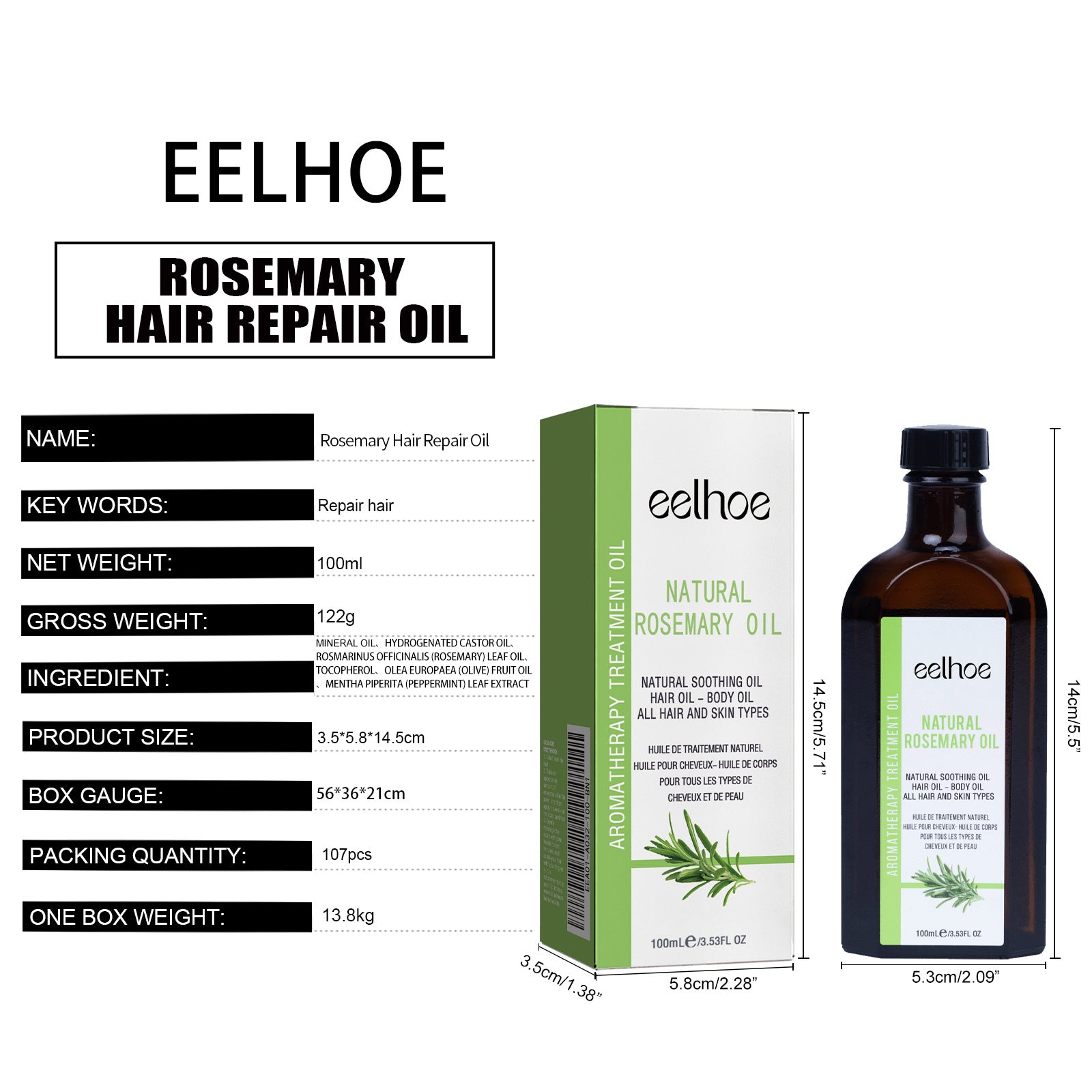 [natural care growth oil ] - [Rukia hair care]