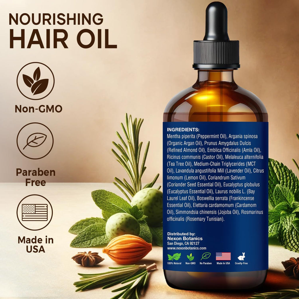 [natural care growth oil ] - [Rukia hair care]