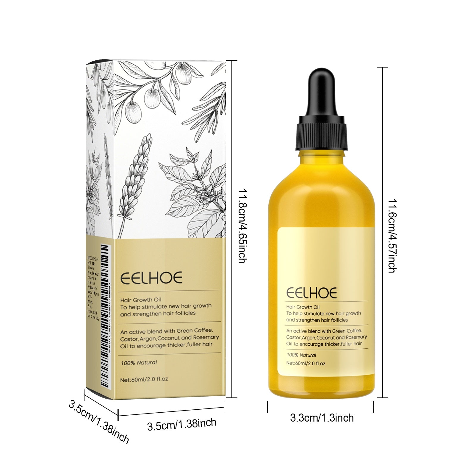 [natural care growth oil ] - [Rukia hair care]